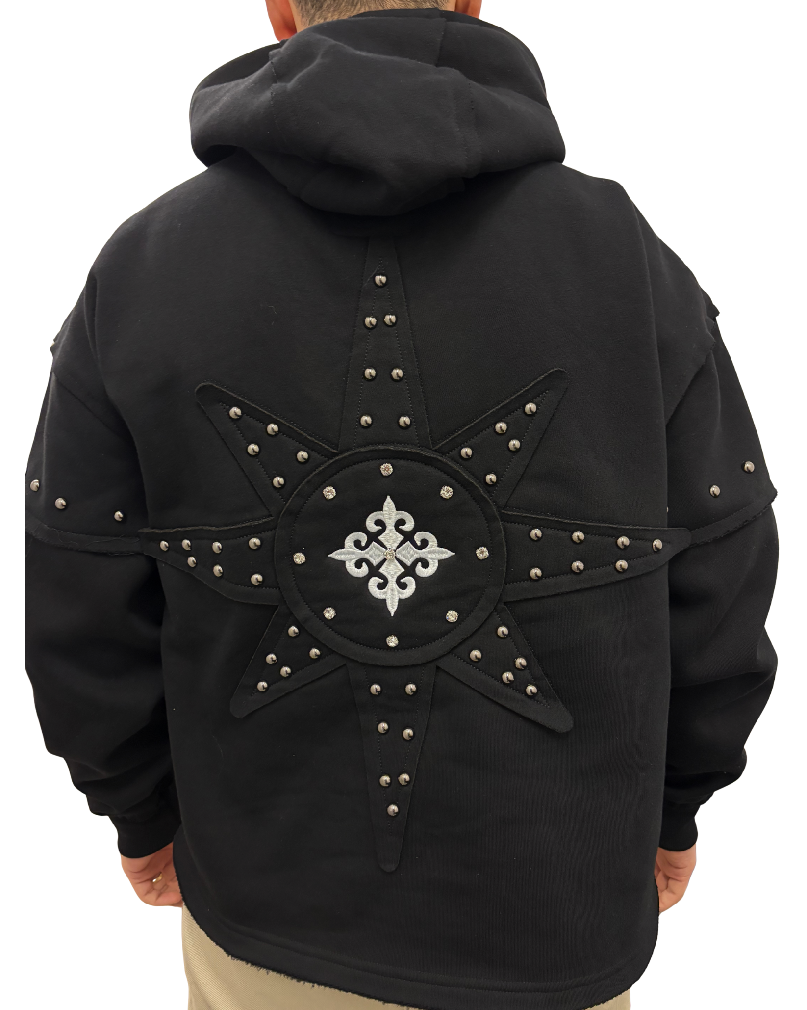 Rhinestones Hoodie KF2593