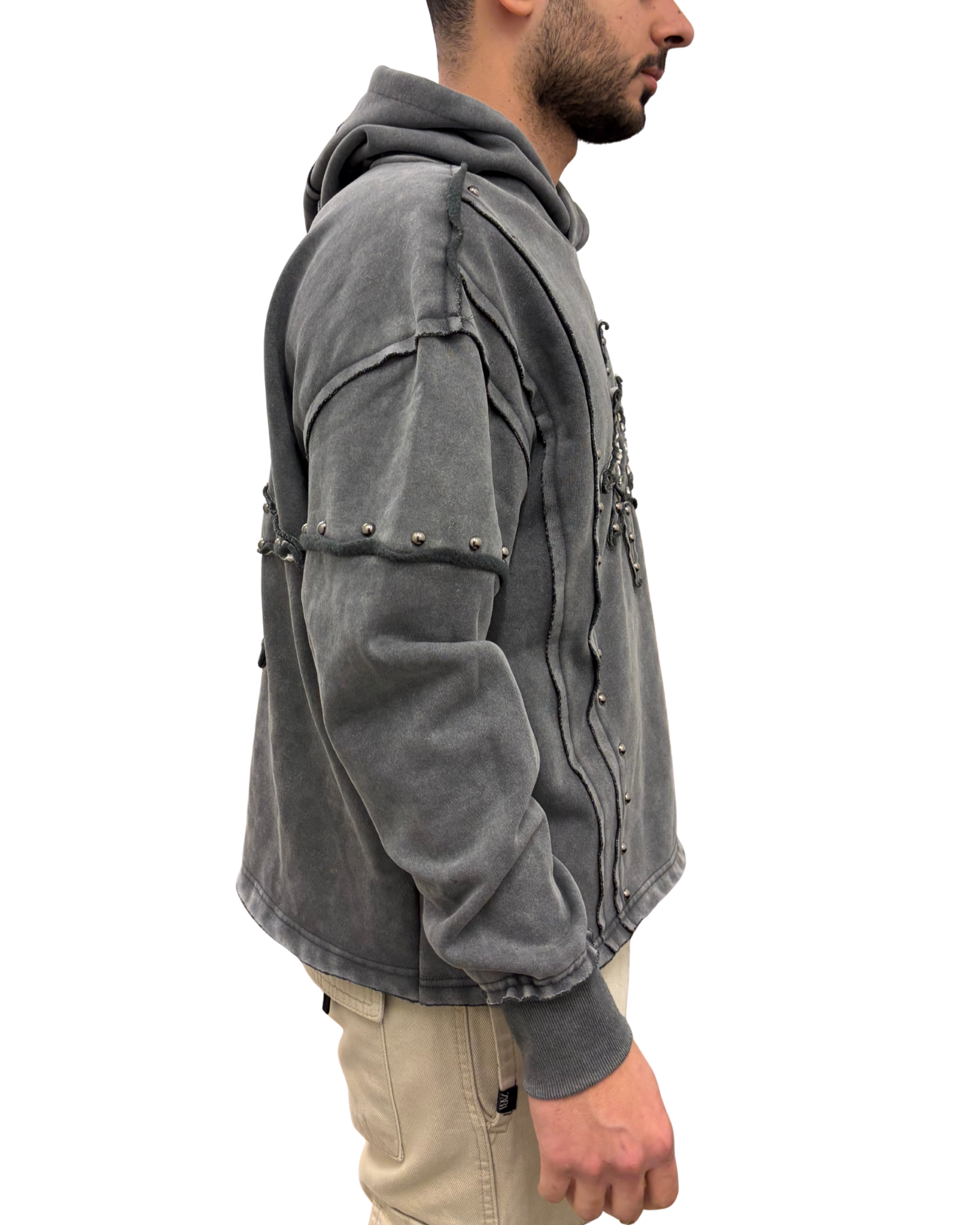 Rhinestones Hoodie KF2593