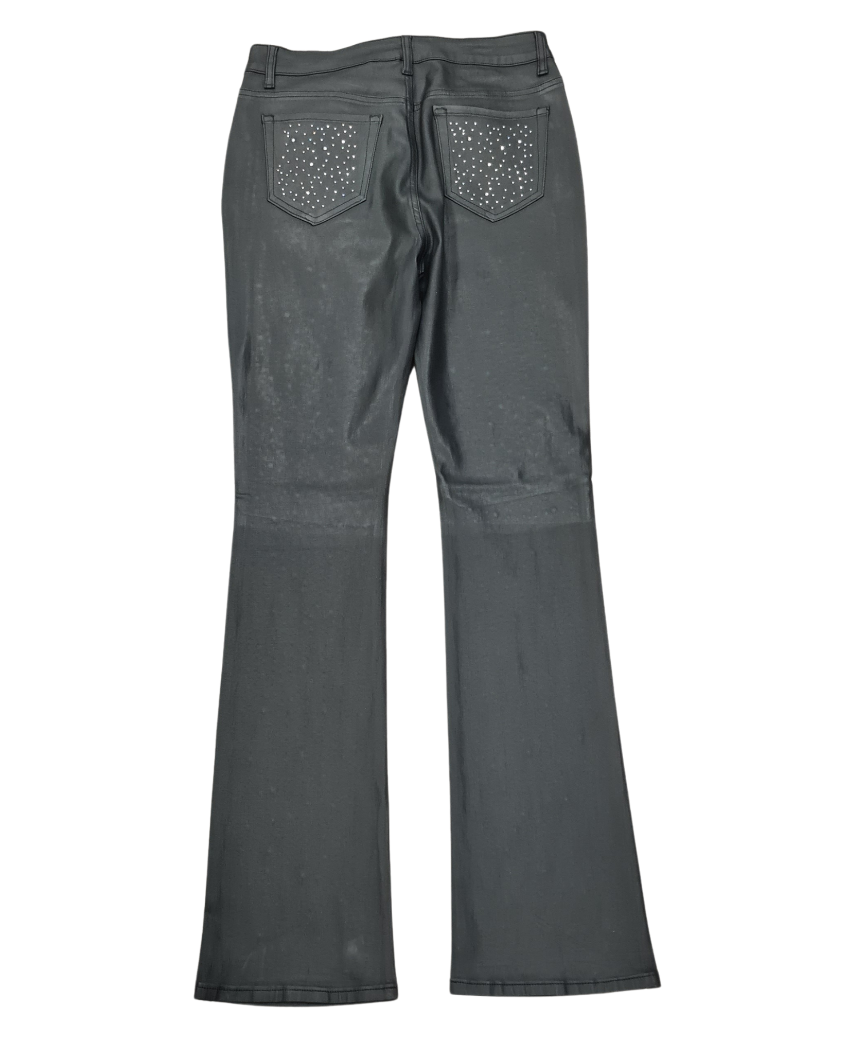 Rhinestone High Waist Jean