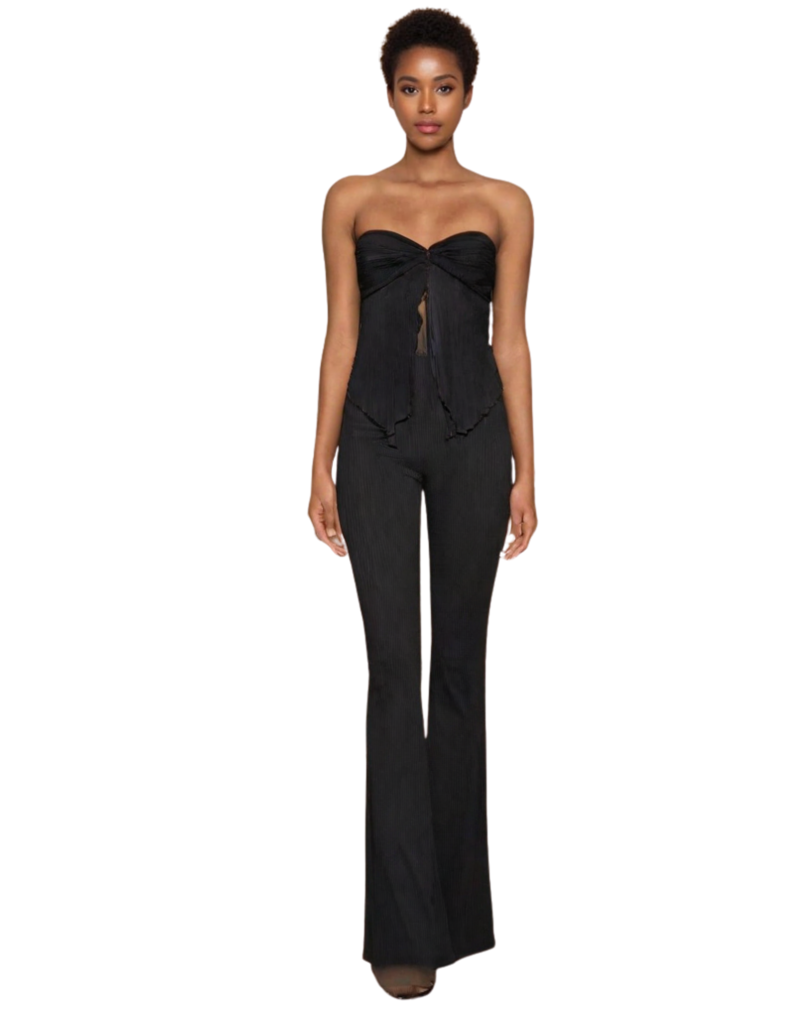 Bandeau Top and Flared Pant Set TP592