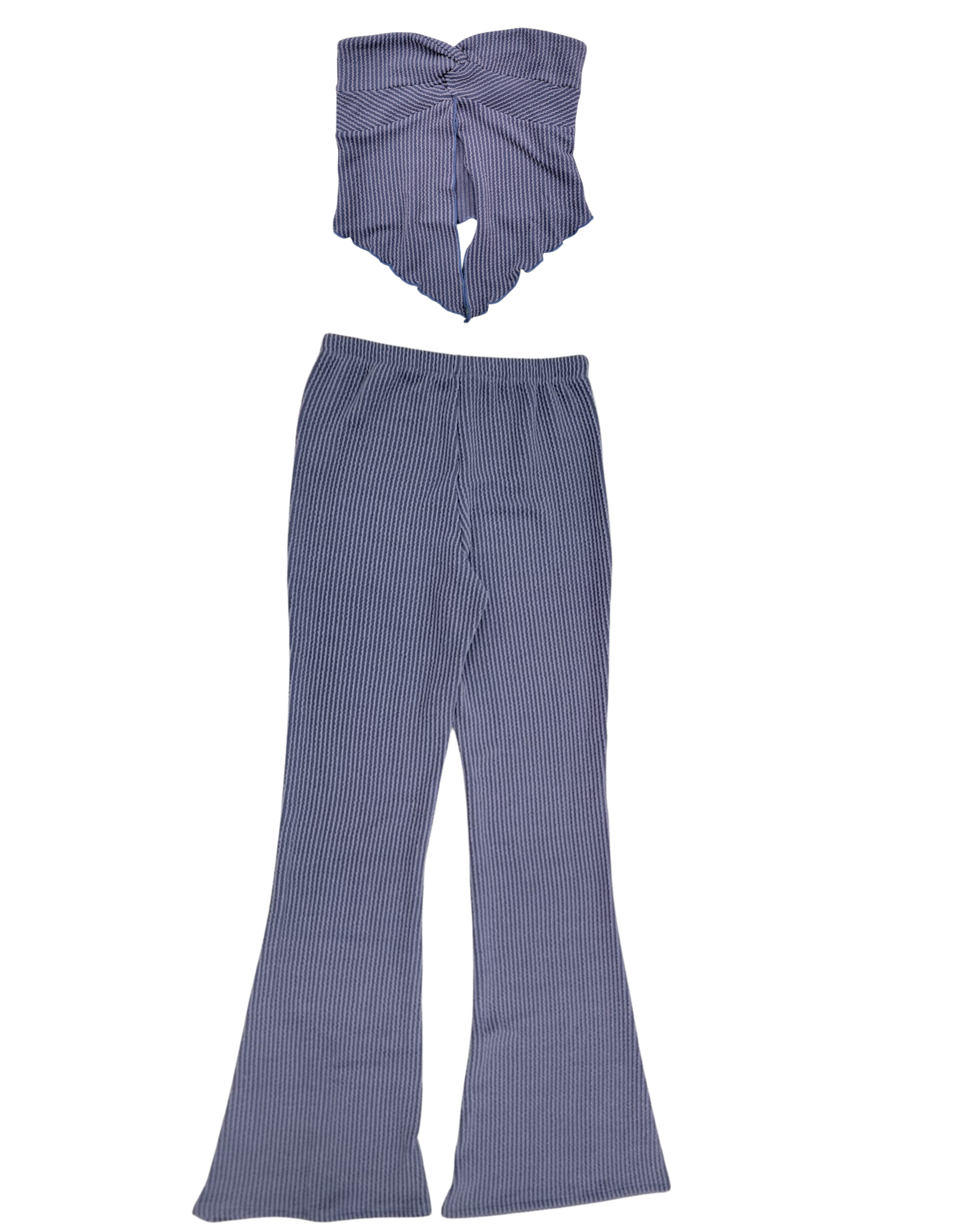 Bandeau Top and Flared Pant Set TP592