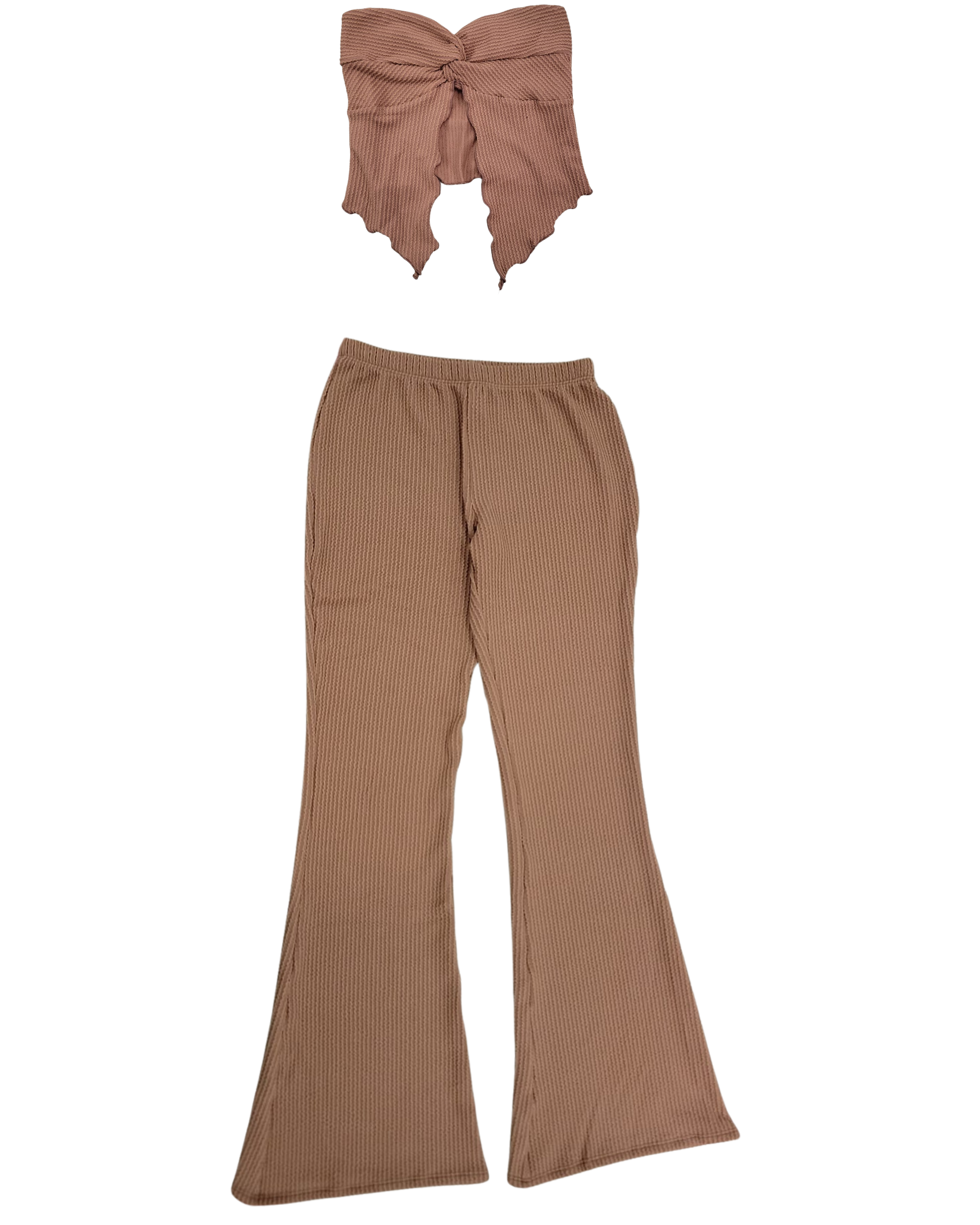 Bandeau Top and Flared Pant Set TP592