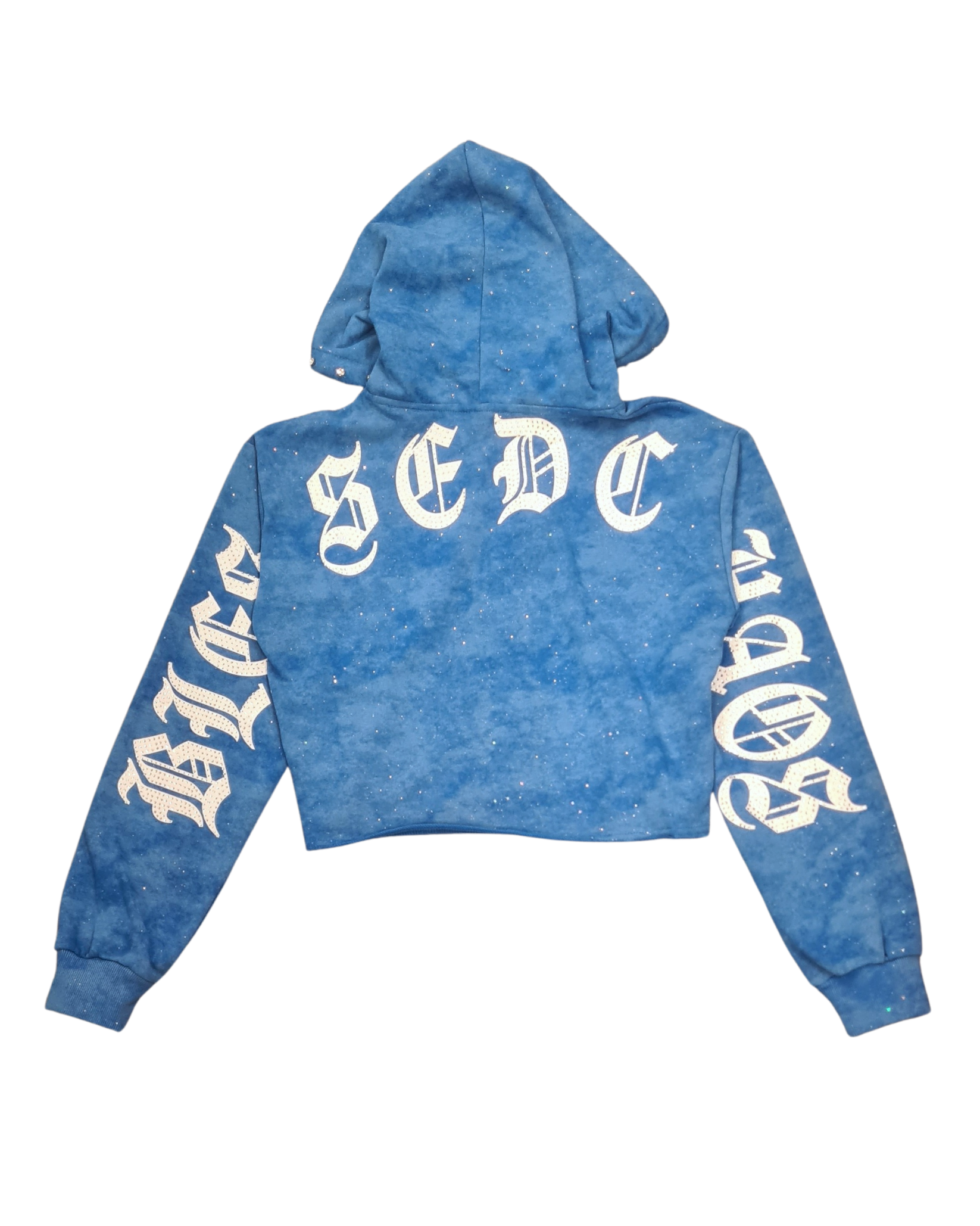 Blessed Chaos Rhinestone Hoodie