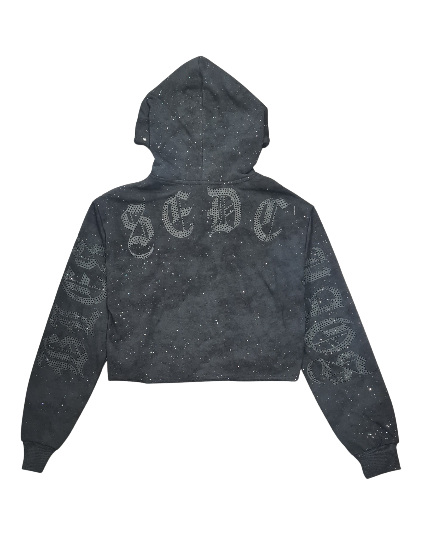 Blessed Chaos Rhinestone Hoodie