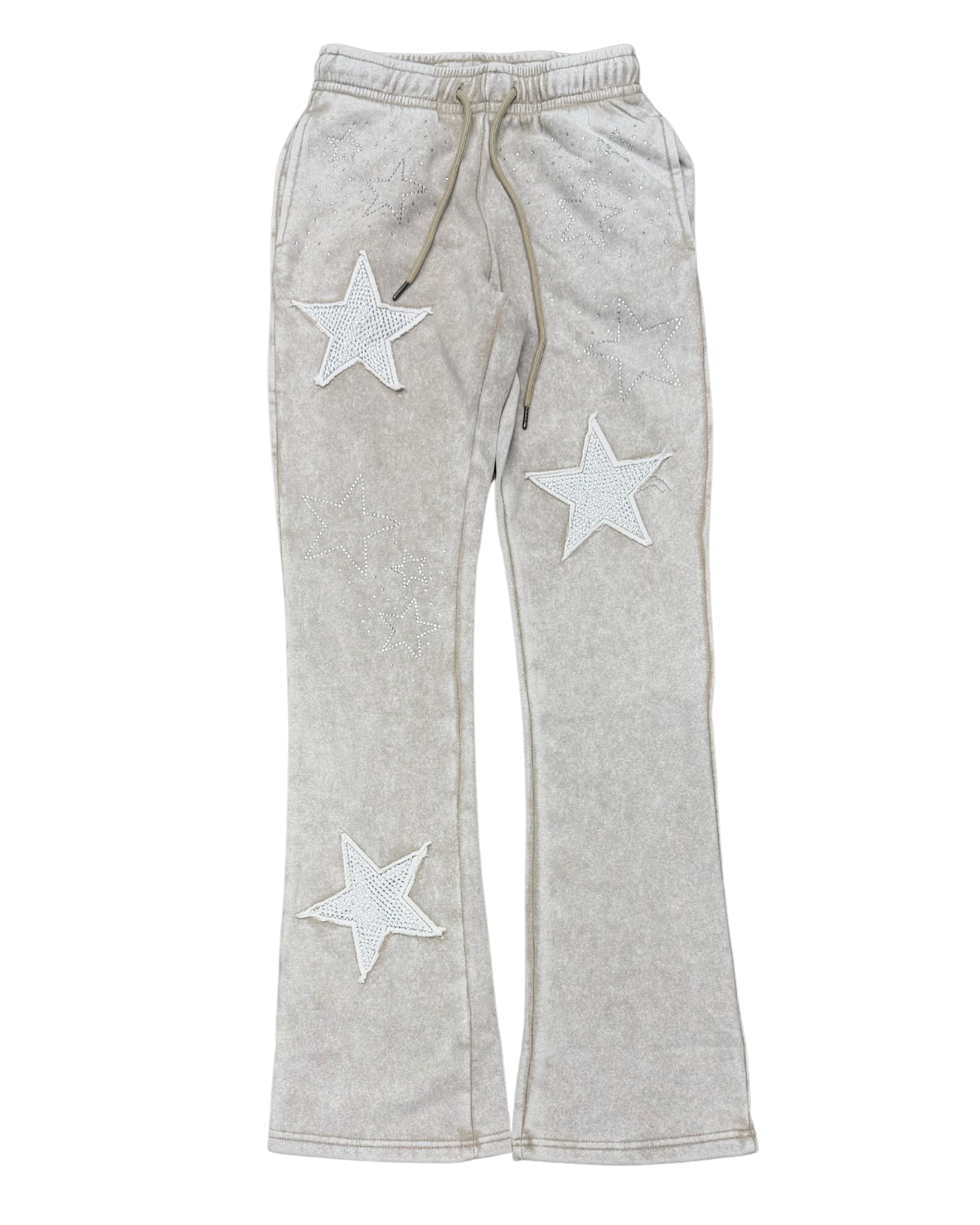 Womens Rhinestone Star Sweatpant