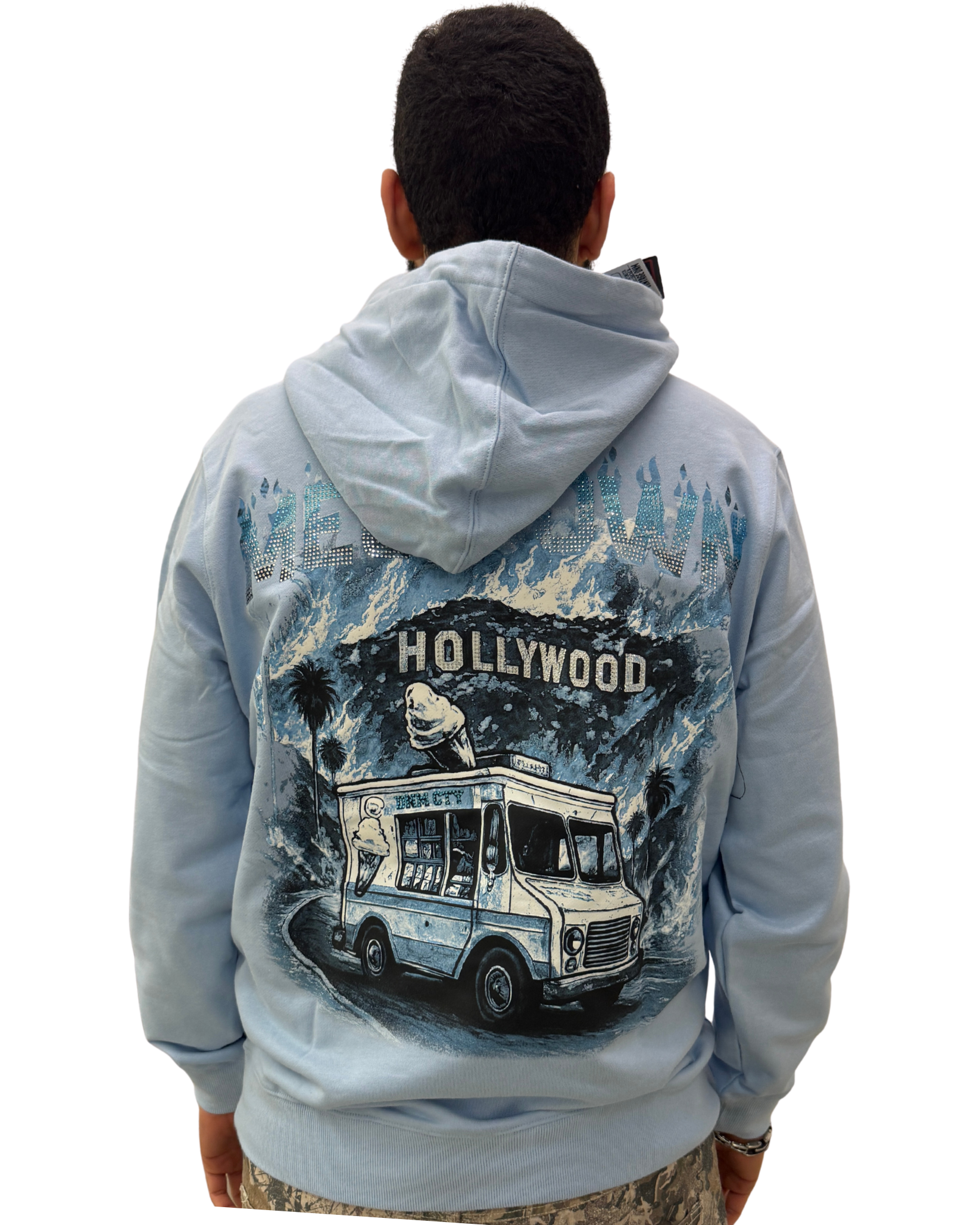 Melt Down On SunSet Stone Hoodie