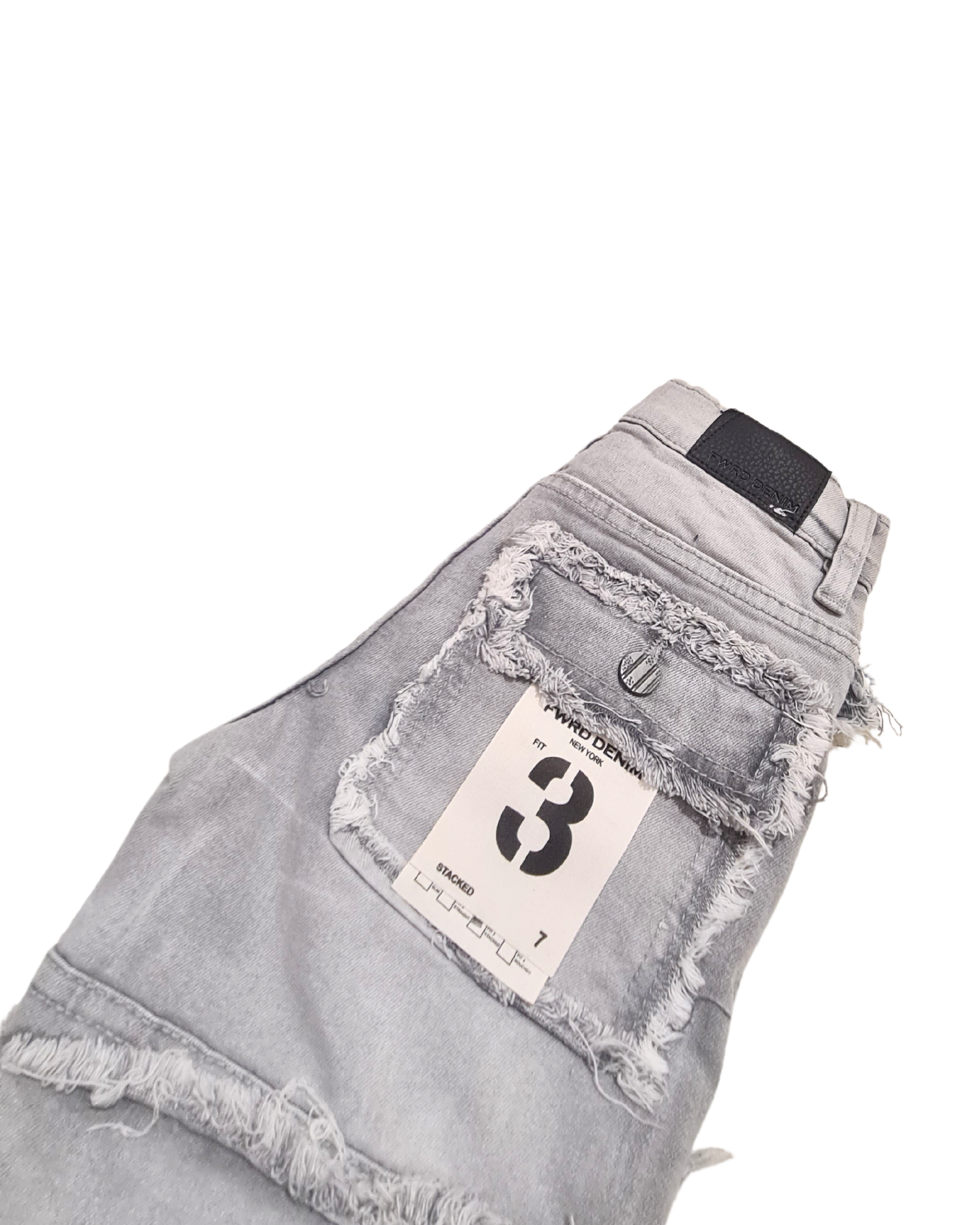 Kids Patchwork Stacked Jeans 33958K