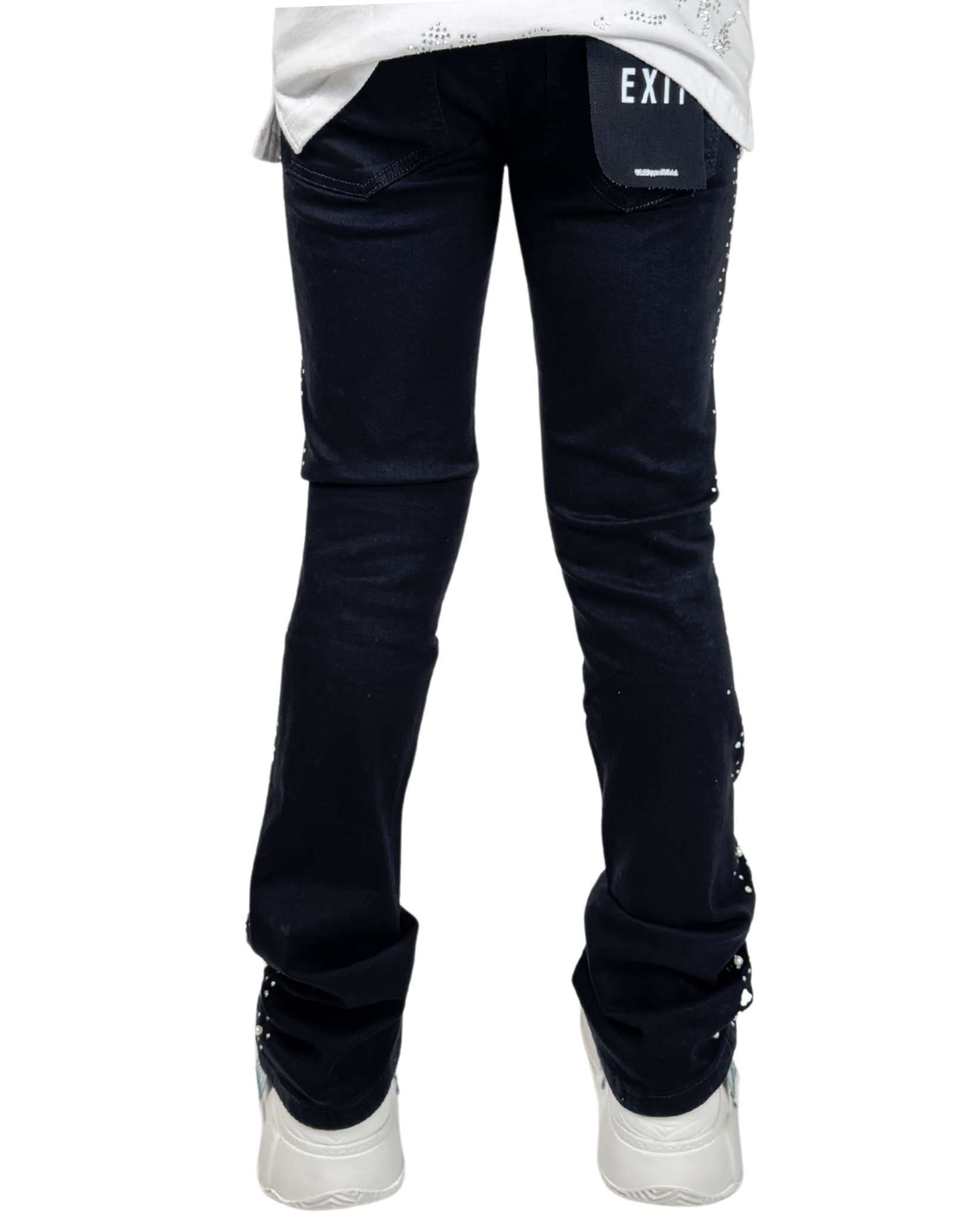 Kids Pearl Stacked Jean  25120