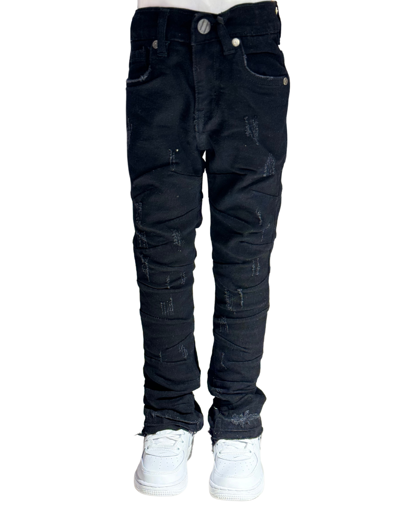 Kids Lined Stacked Jeans 330010