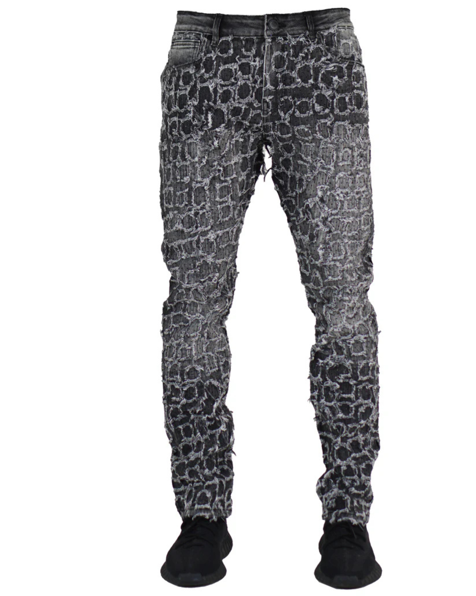 Stacked Rhinestone Jean 5248