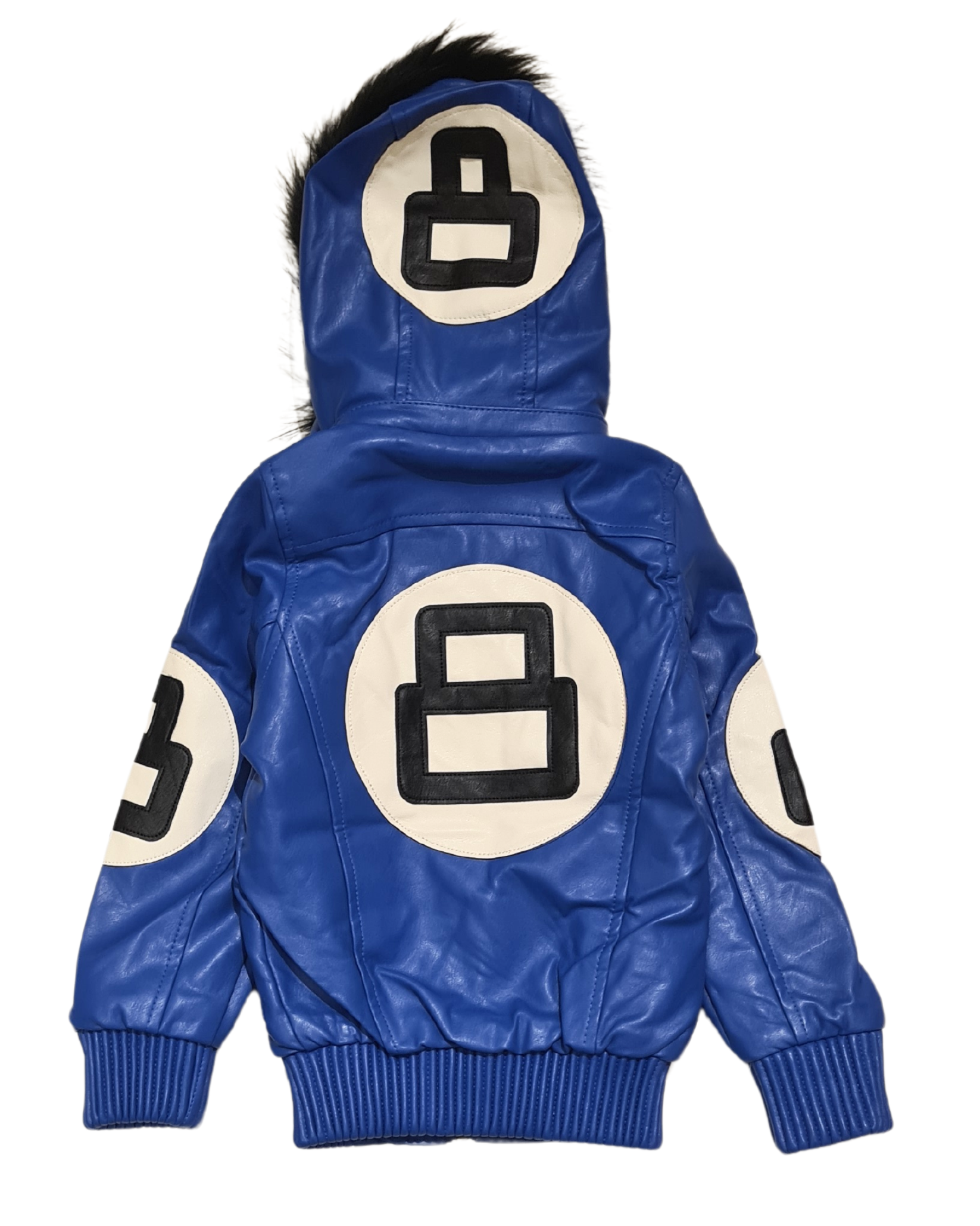 Kids PU Bomber Jacket