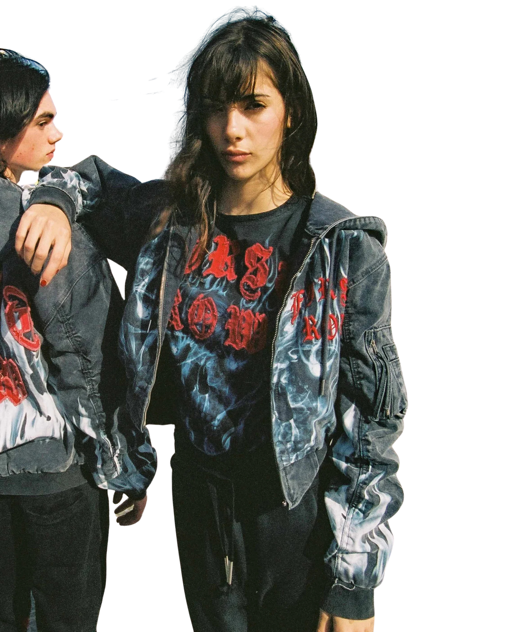 Wake Up And Be Fierce Flame Appliqué Tee