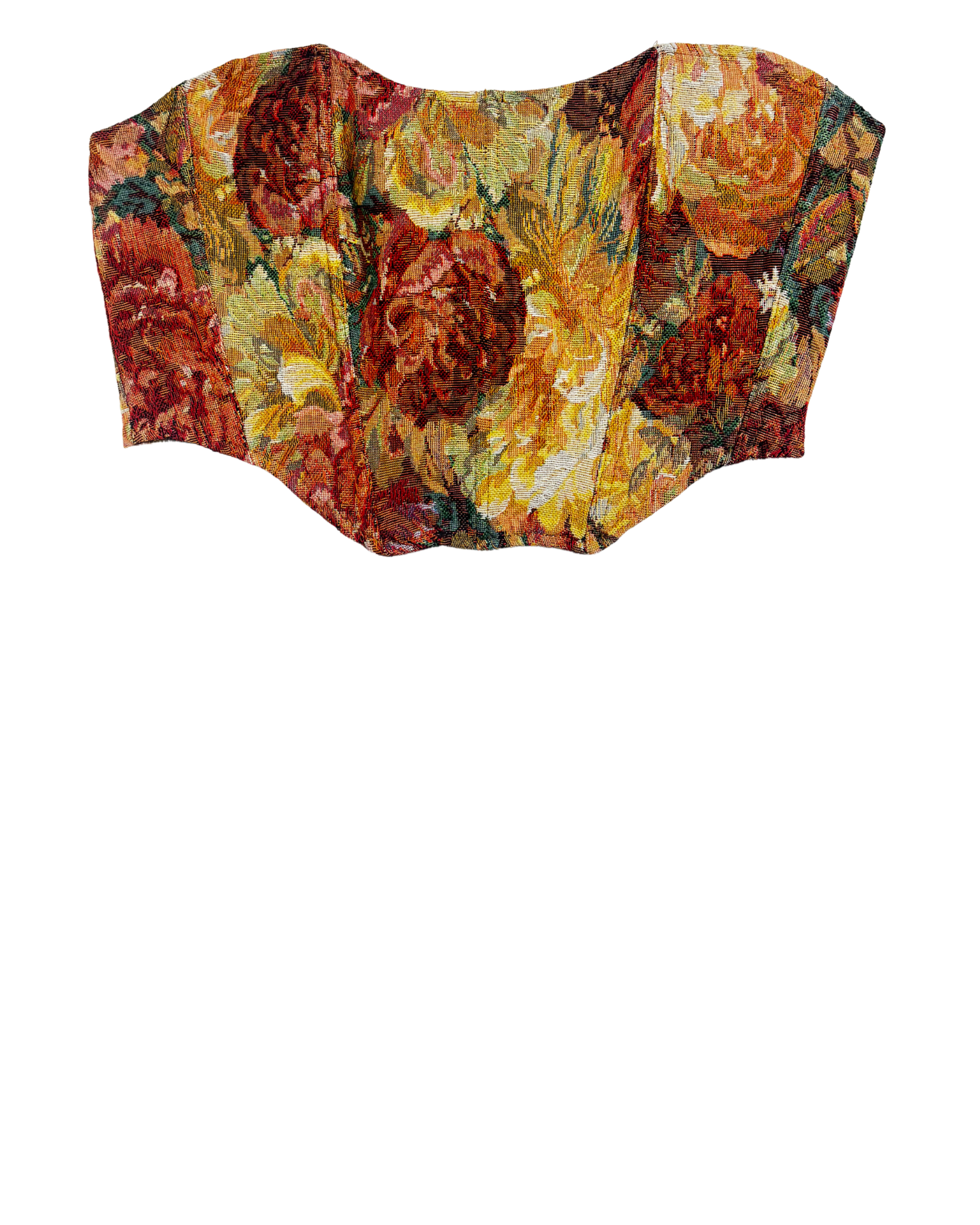 Floral Printed Corset Top