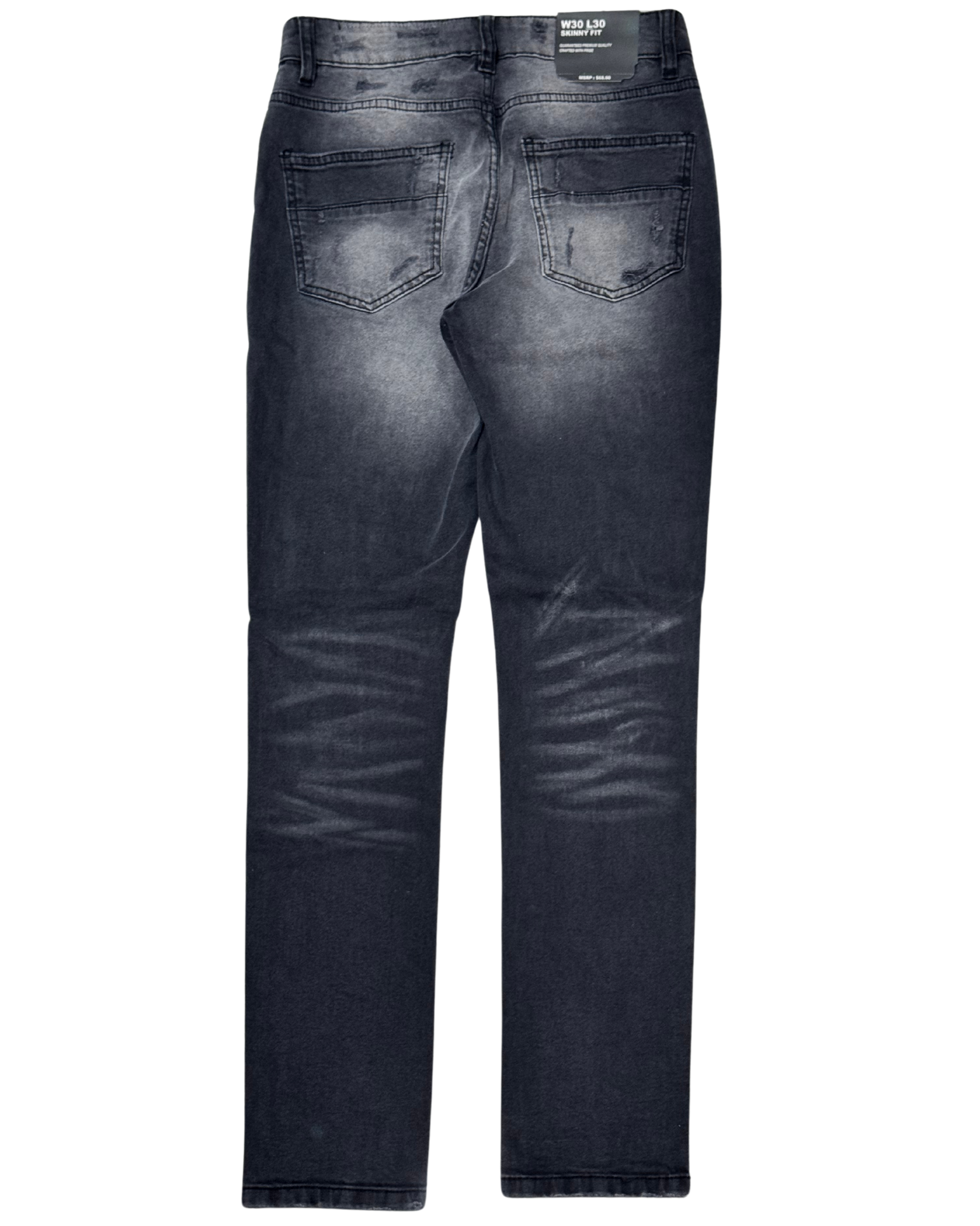 Ripped and Repaired Skinny Jean 80382