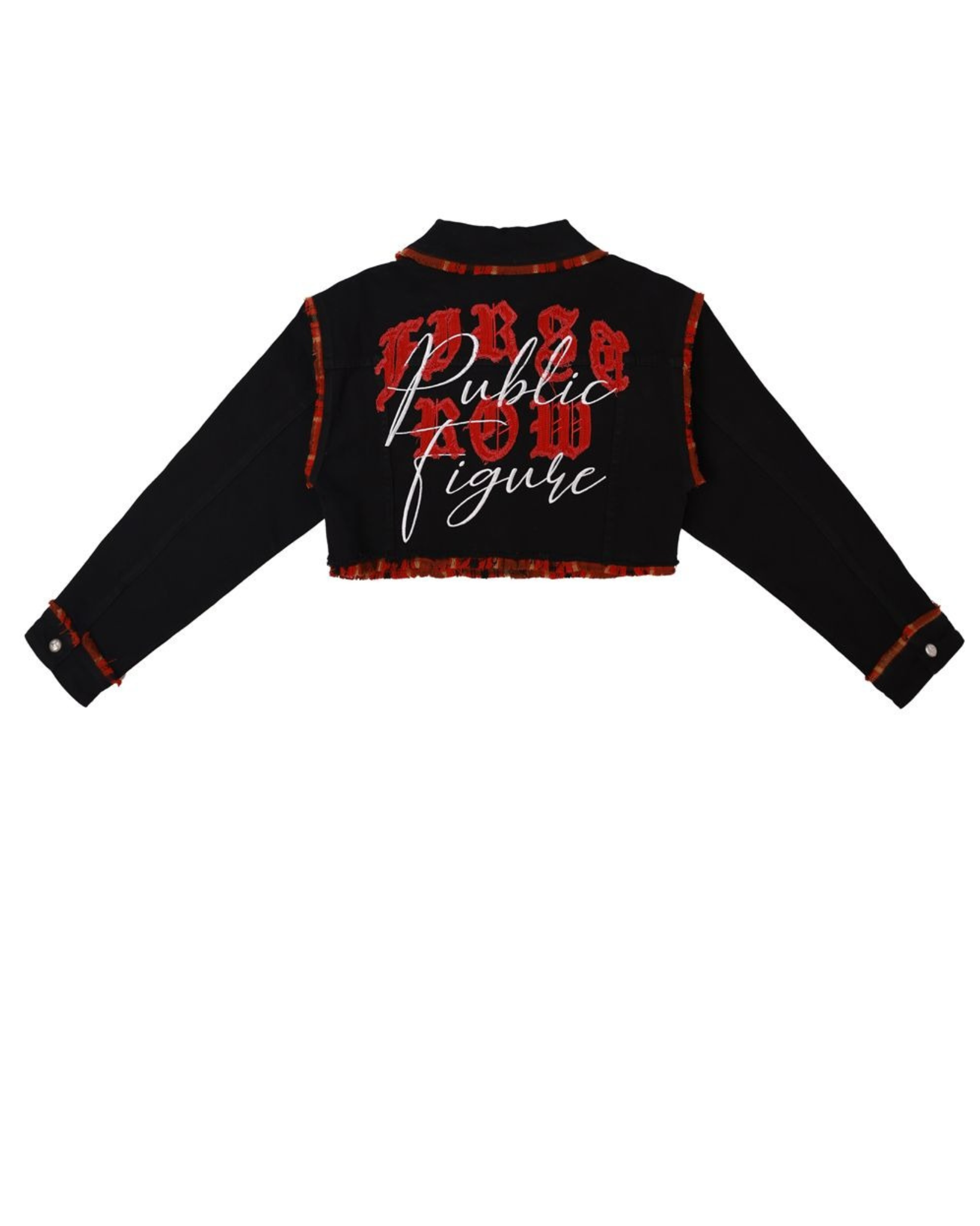 Edge Point Crop Denim Jacket