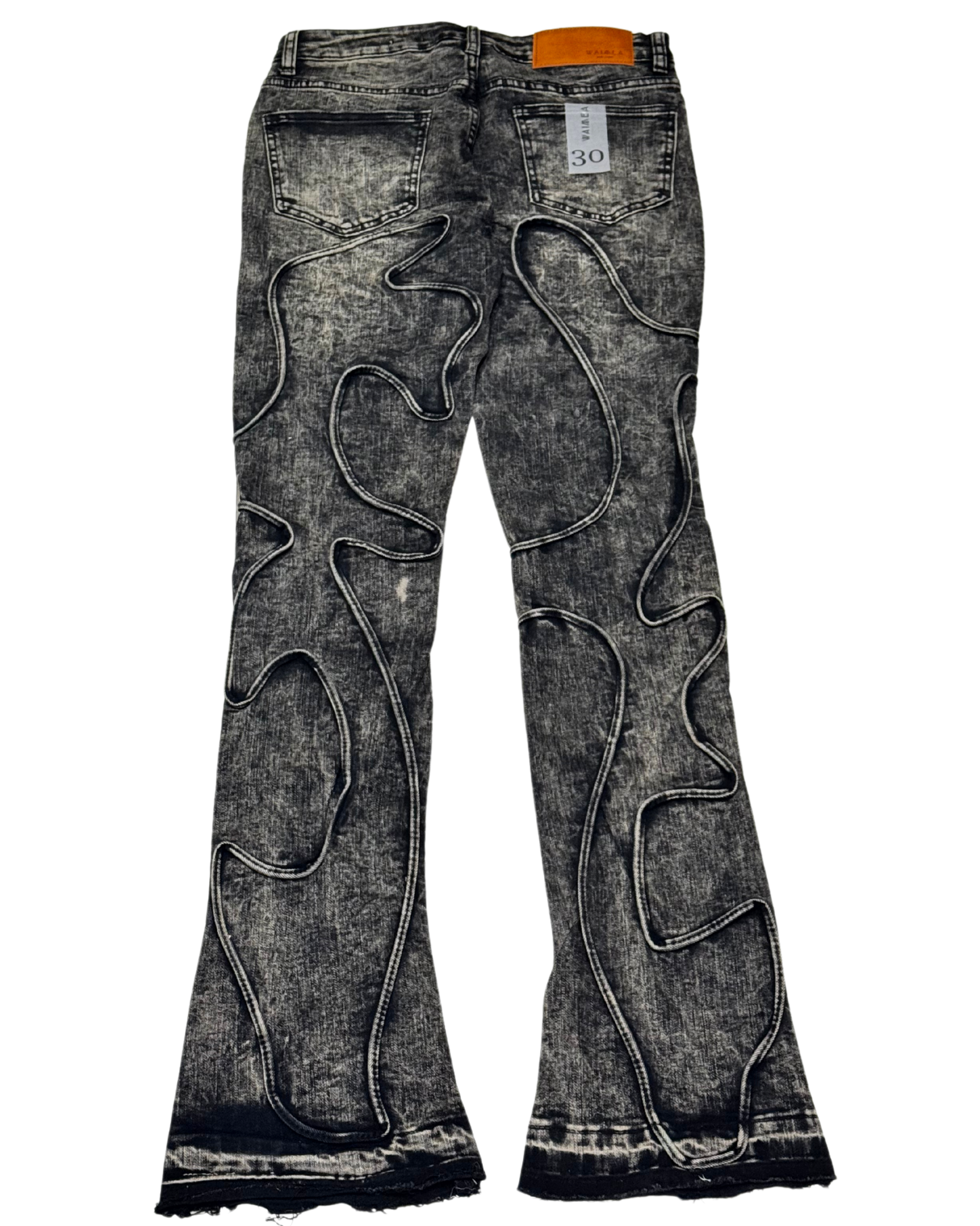 Tornado Flame Stacked Jean M8329D