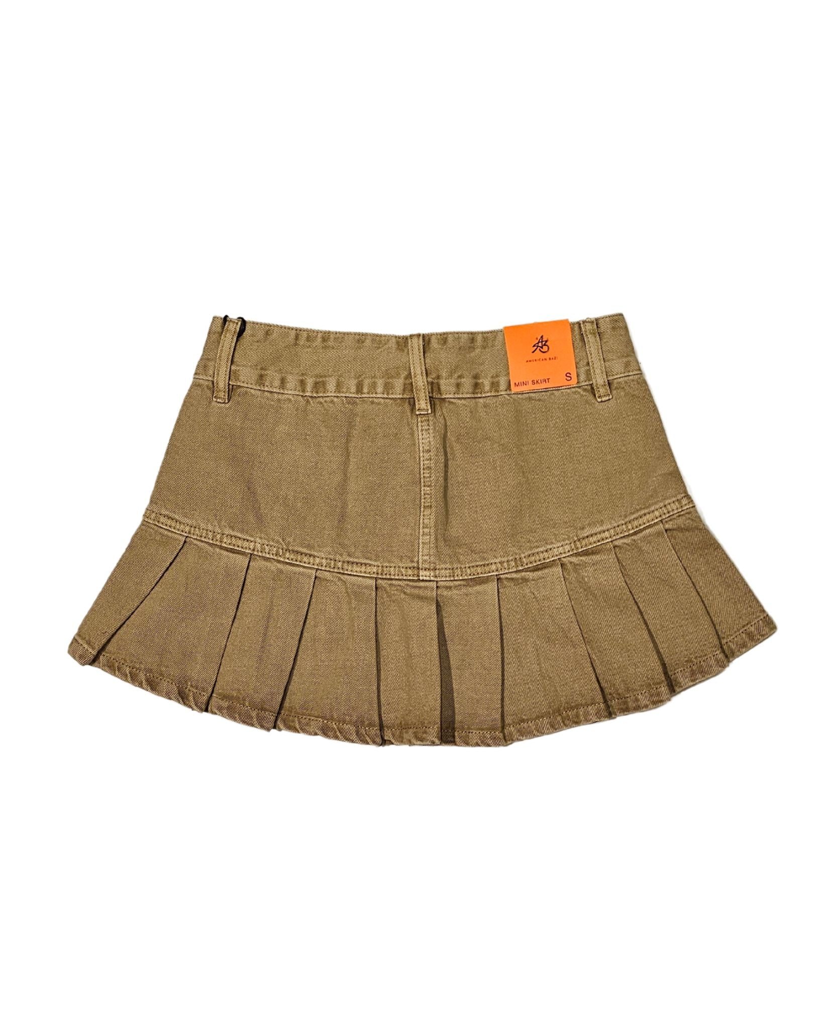 Pleated Mini Skirt
