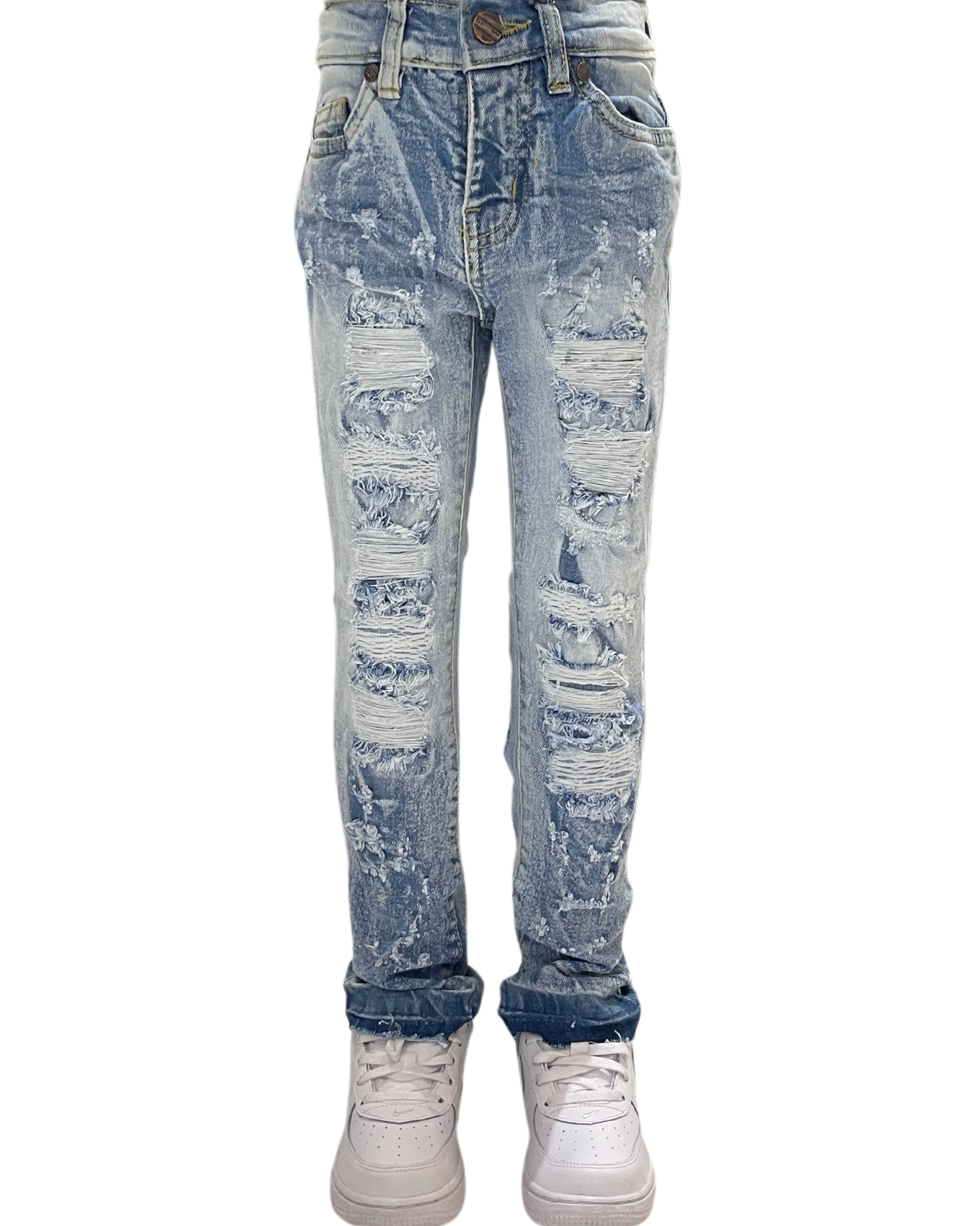Kids Saints X Sinners Stacked Jeans 33948