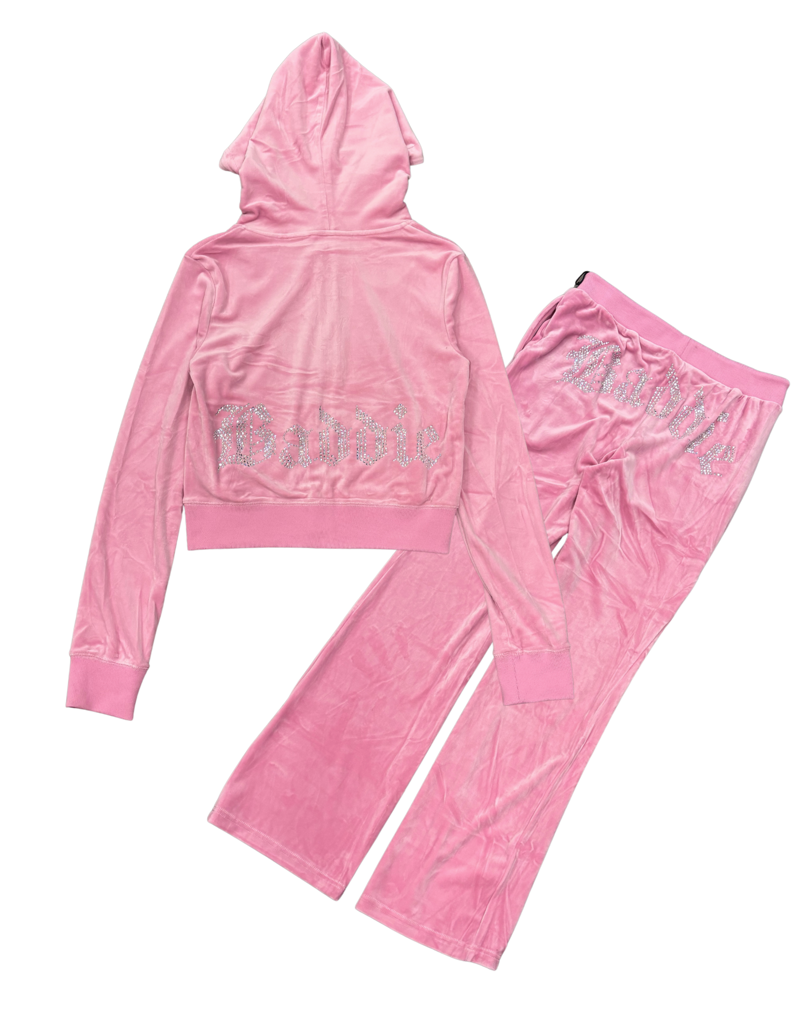 Baddie Rhinestone Sweatpant