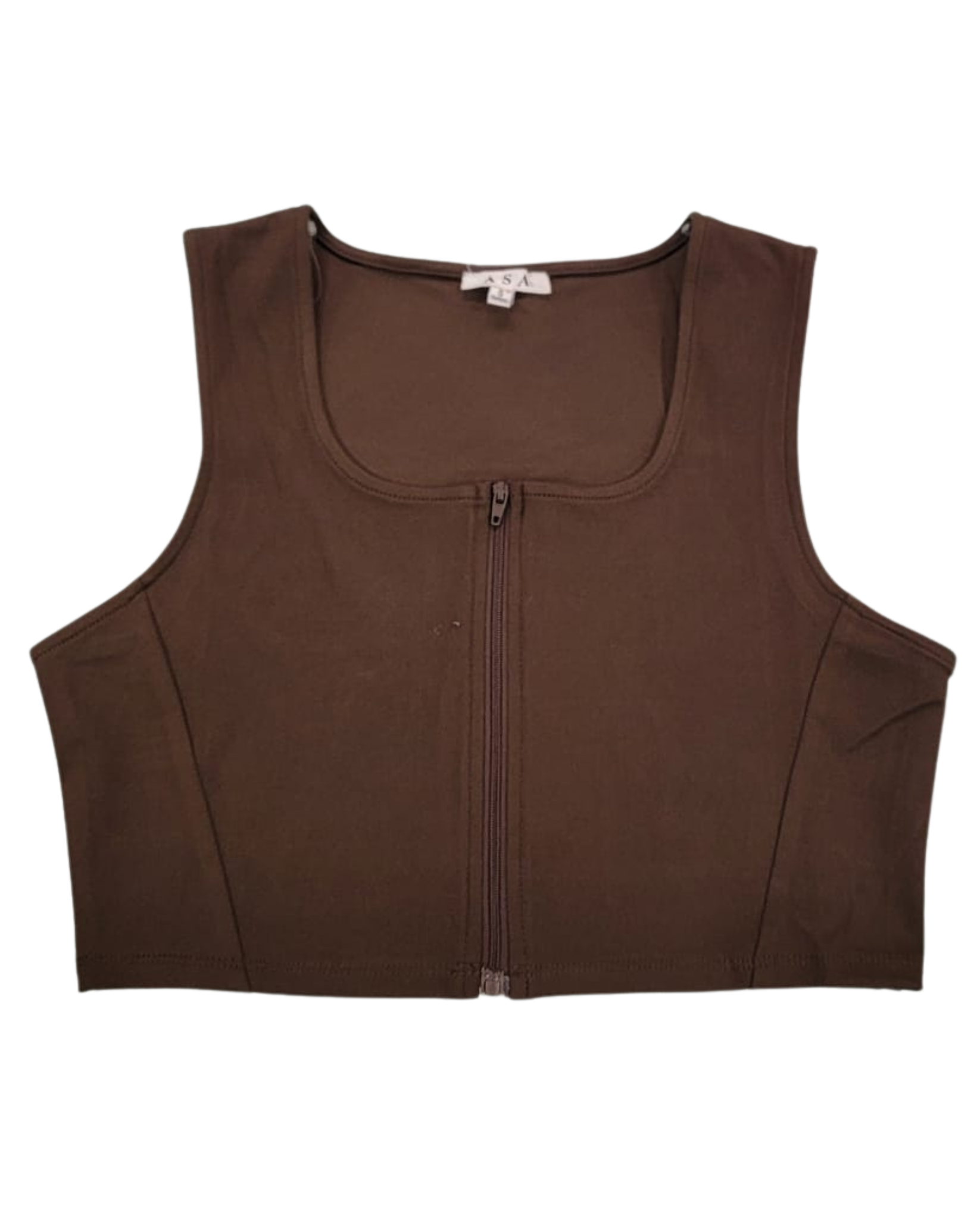 Zipped Crop-Top & Pleated Mini Skirt Set