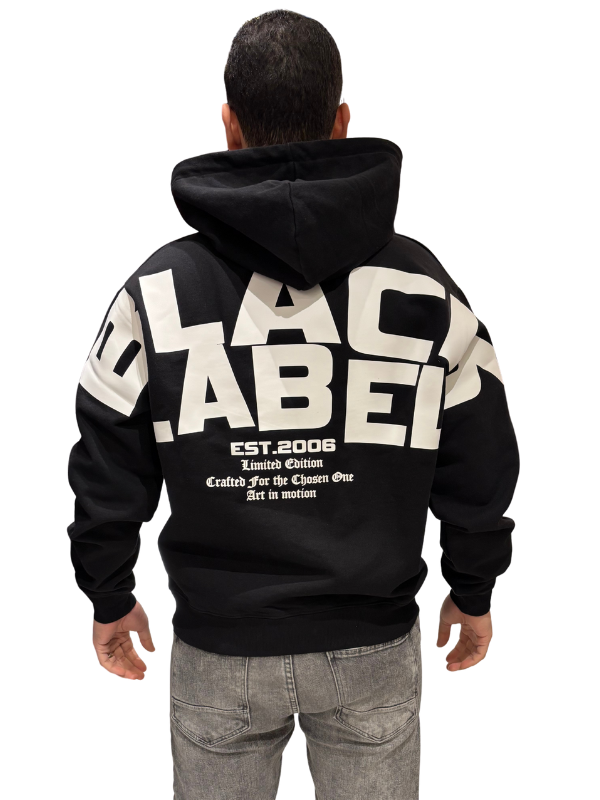 Bold Black Label Hoodie