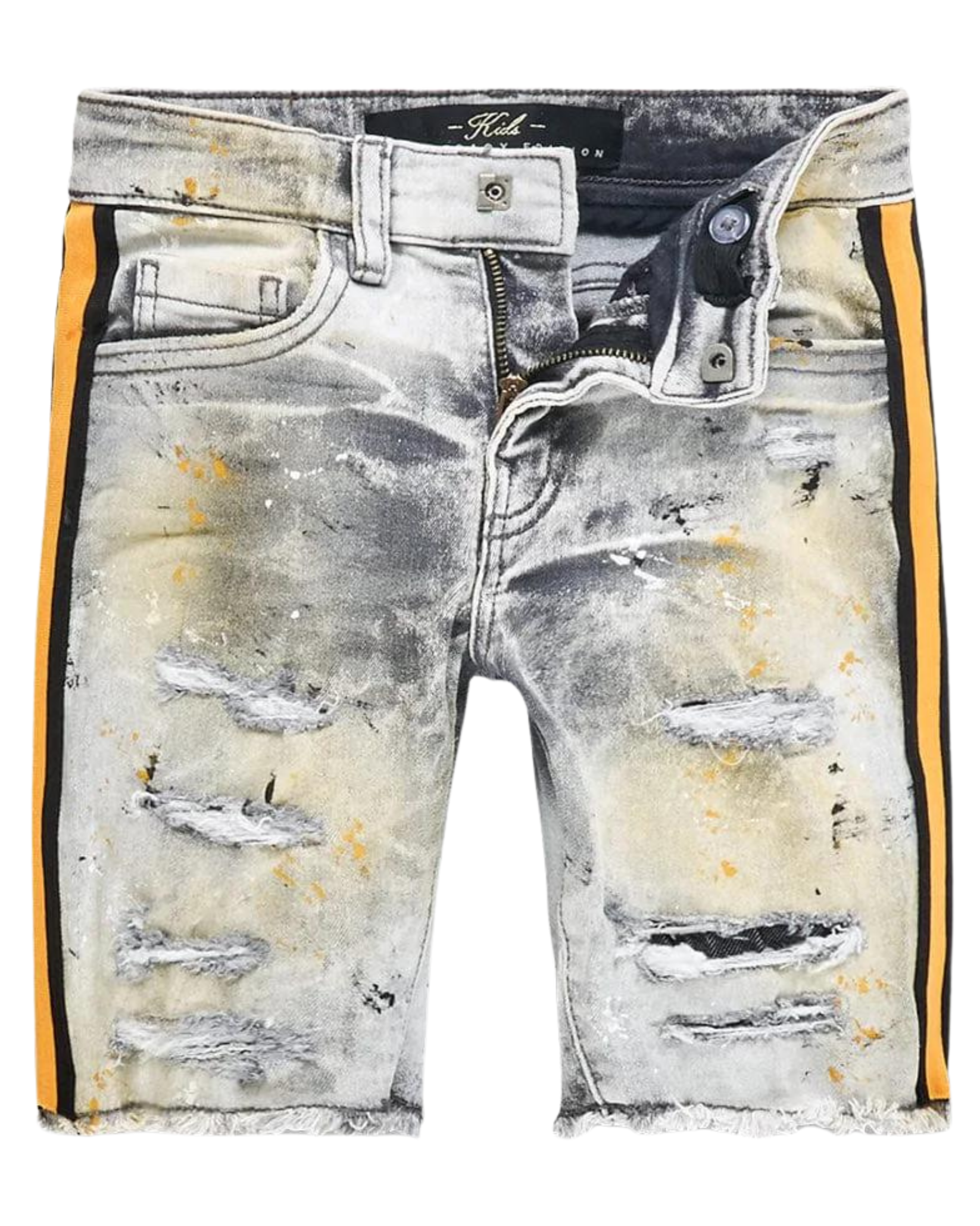 Kids Odyssey Striped Denim Shorts J3175