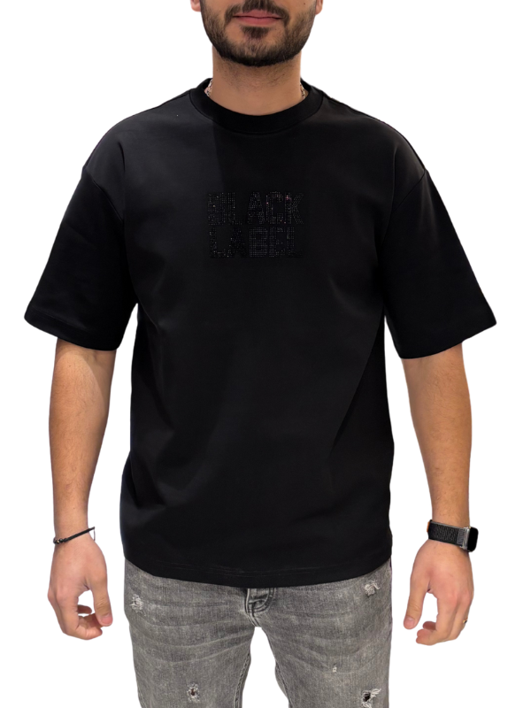 Rhinestone Black Label Shirt