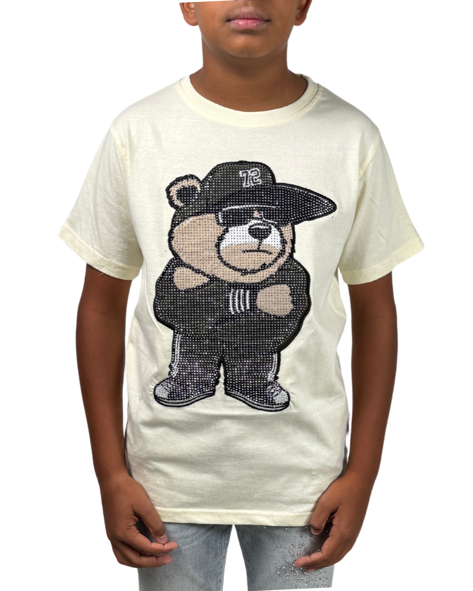 Kids Sparkling Teddy Shirt