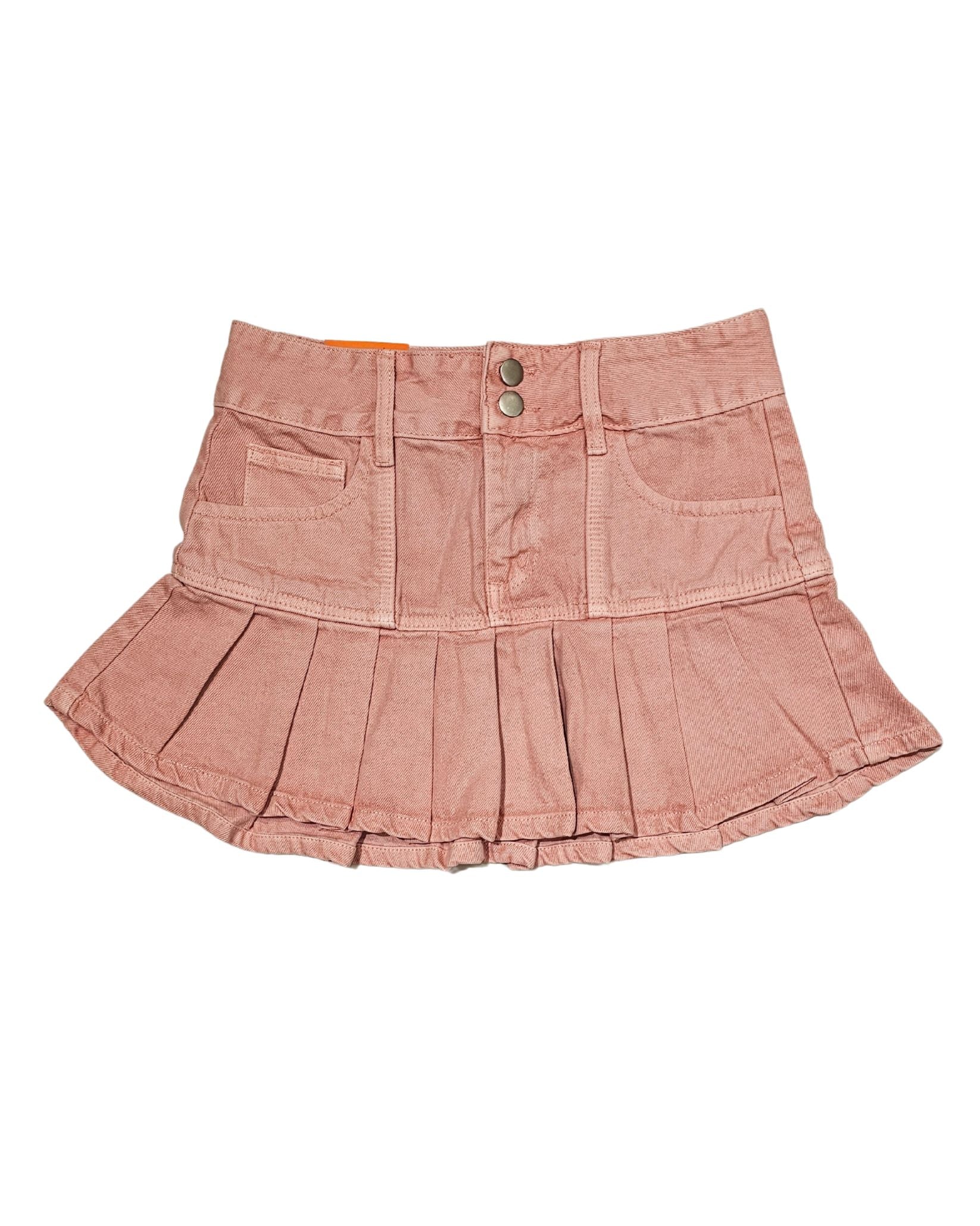Pleated Mini Skirt