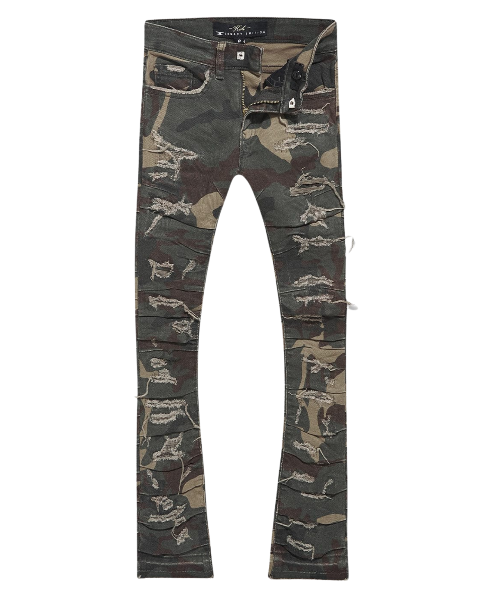 Kids Stacked Ripple Jeans 1157