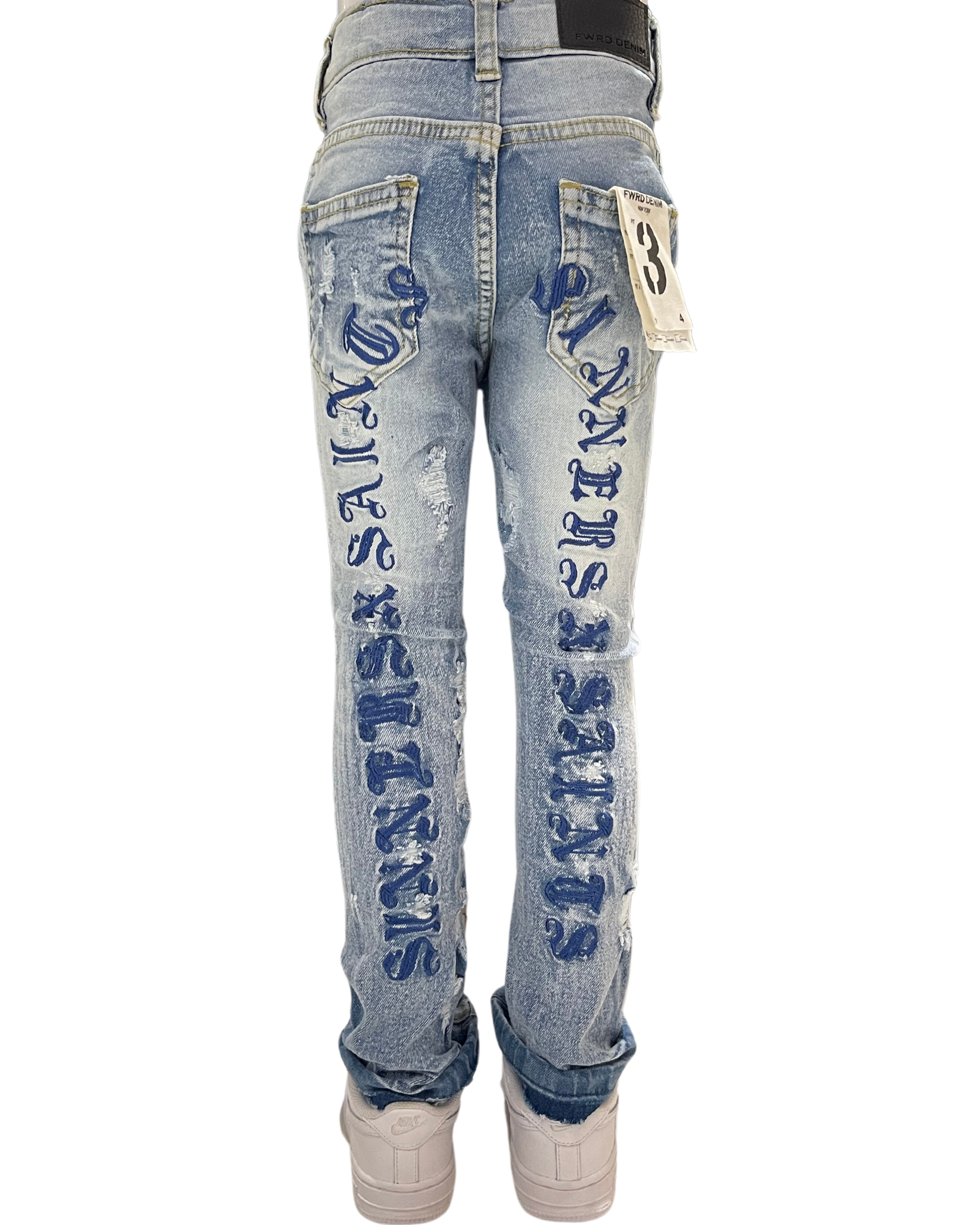 Kids Saints X Sinners Stacked Jeans 33948
