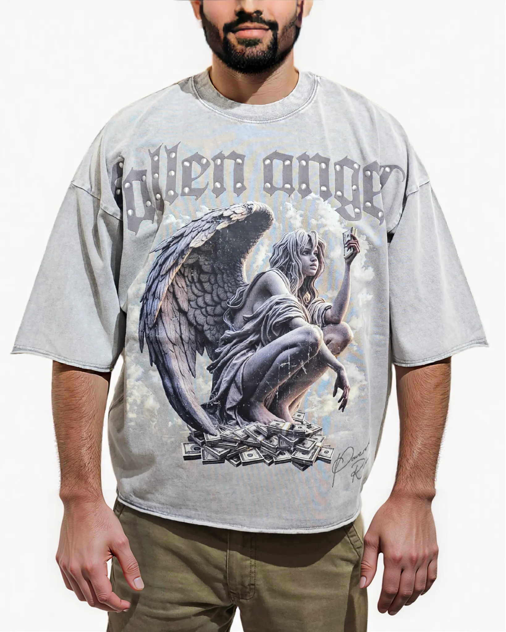 Fall From Heaven Angle Oversize Shirt