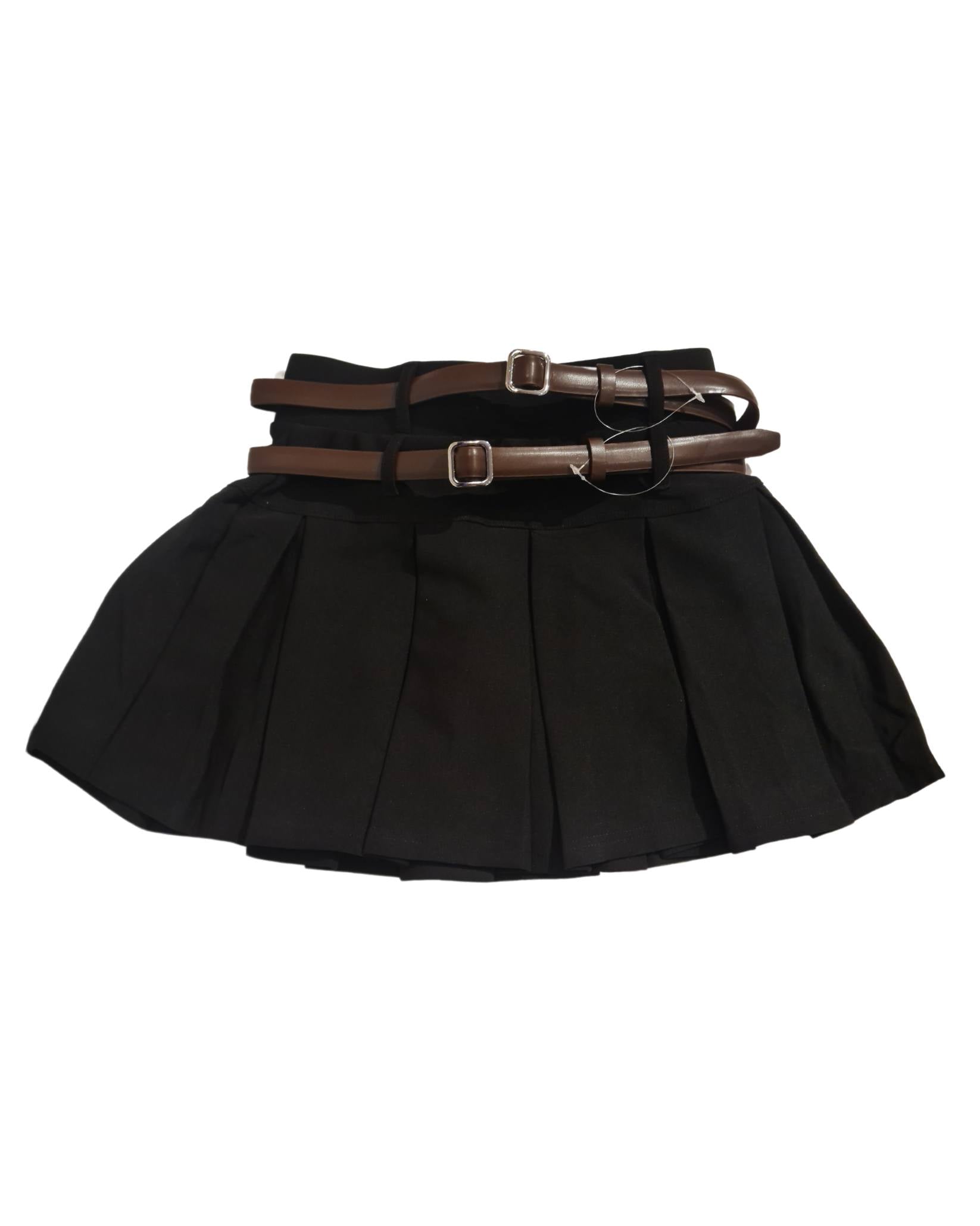 Leather Belt Skirt