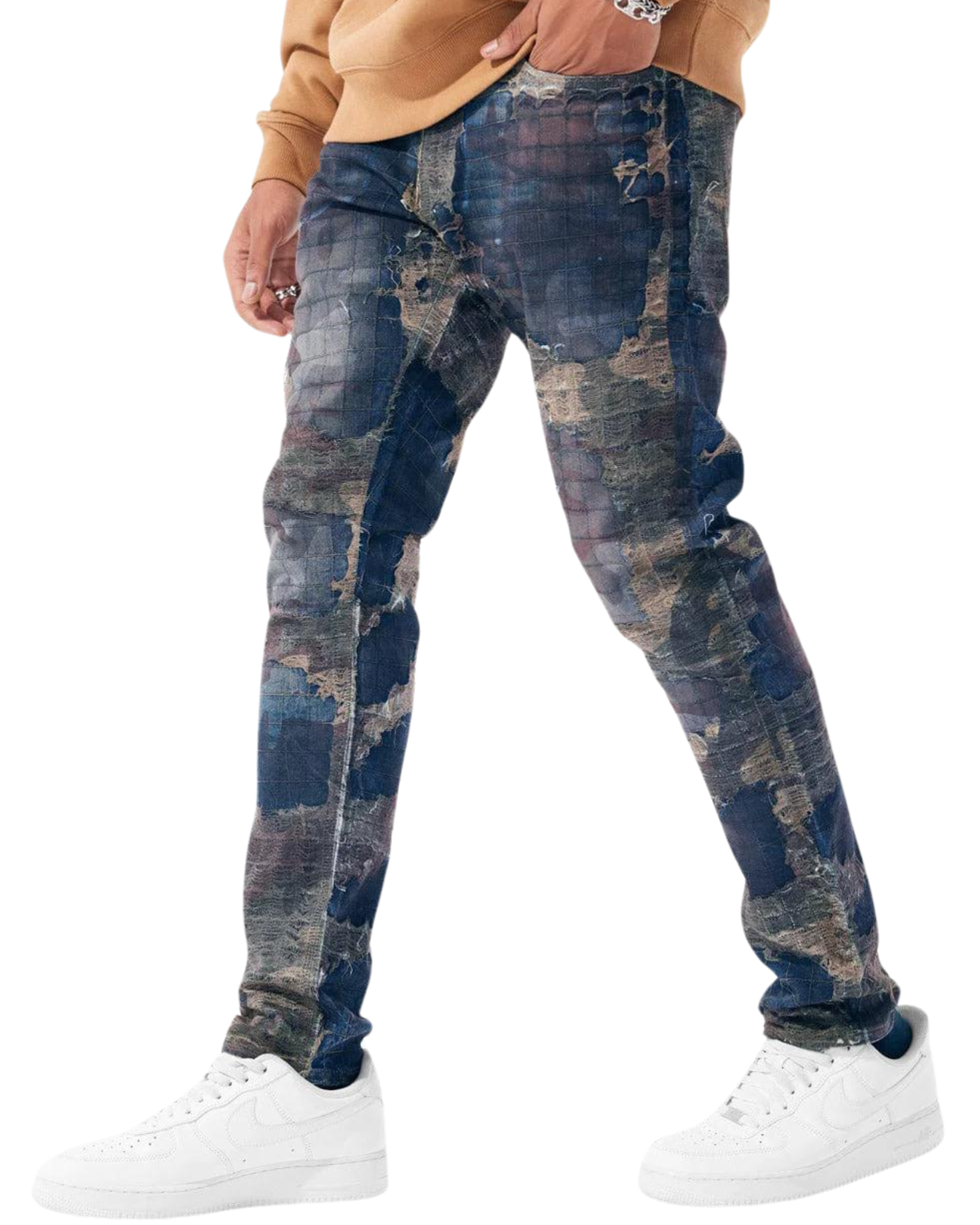 Amazon Boro Stacked Jeans 1170