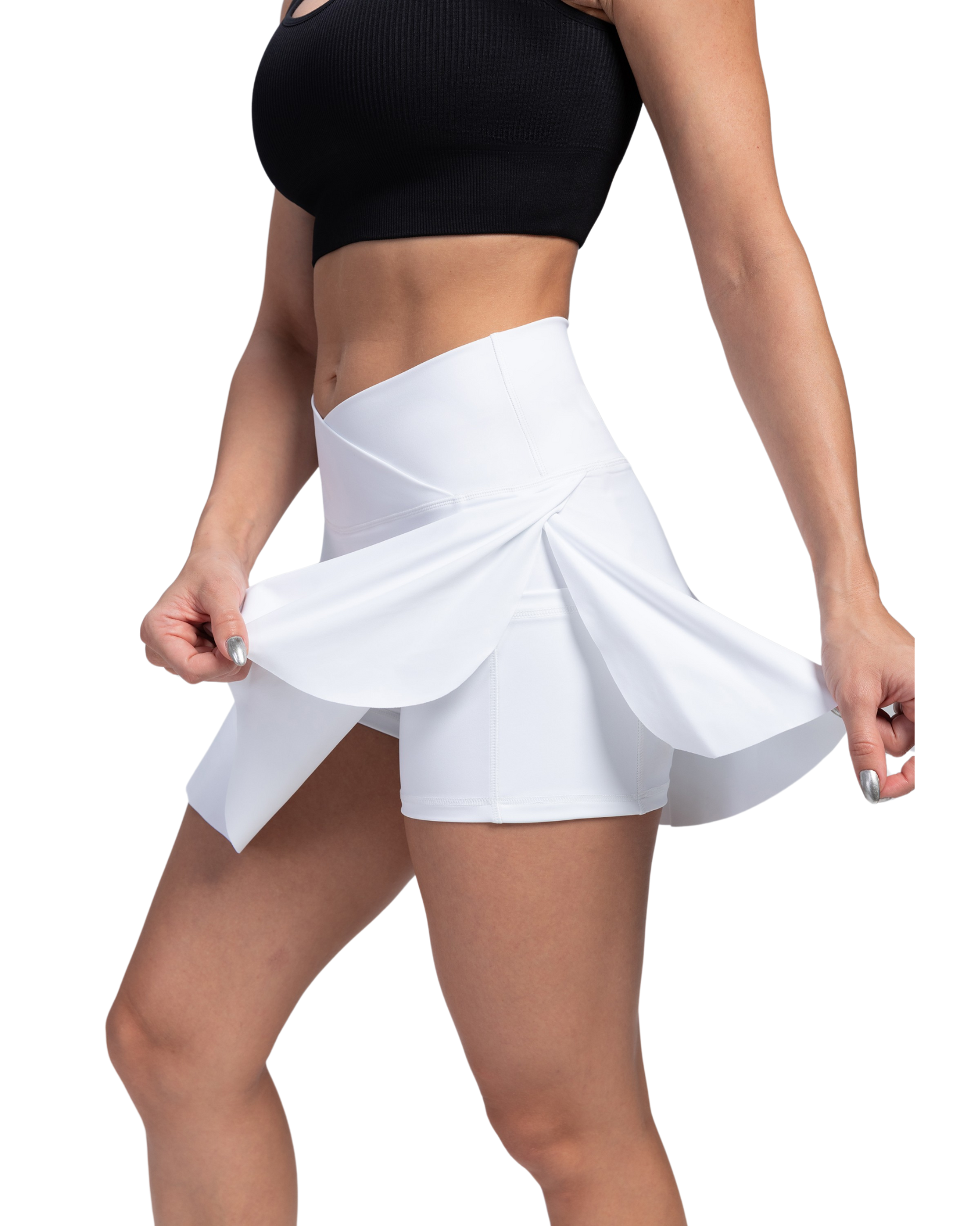 V Waist Golf Skirt