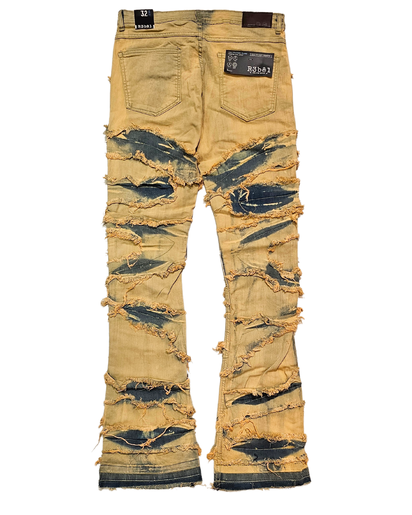 Heavy Rip Flared Jean 642637