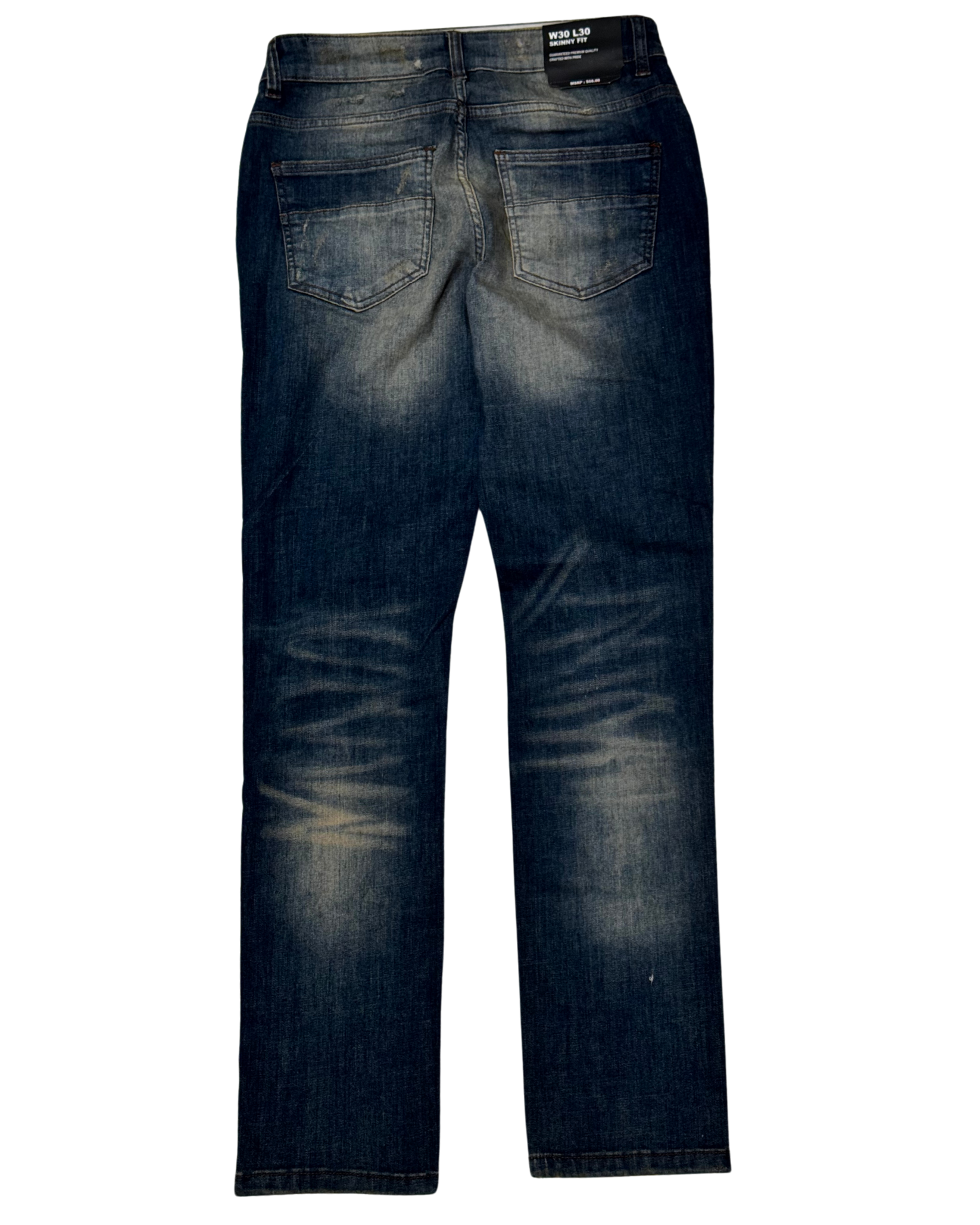 Ripped and Repaired Skinny Jean 80382