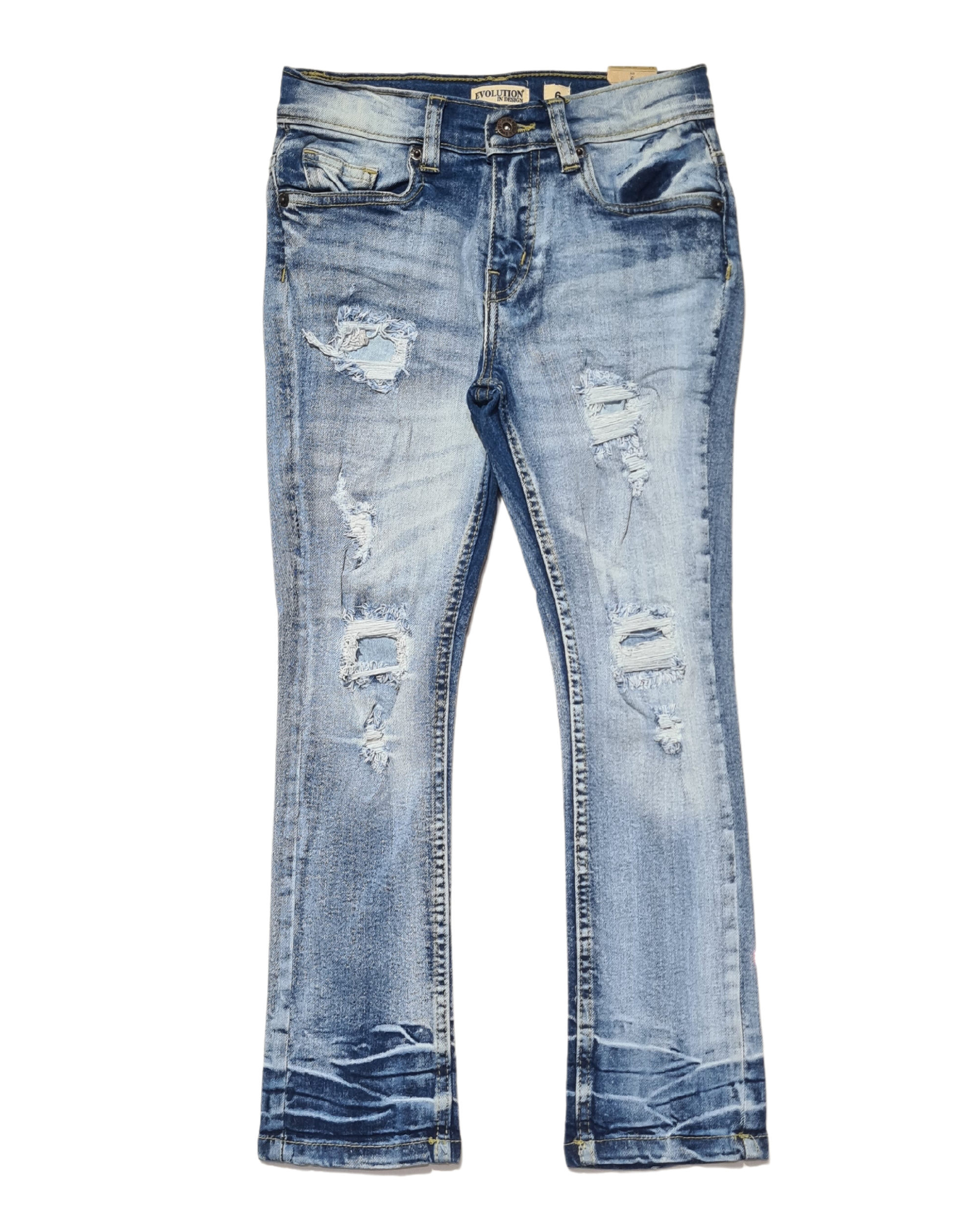 Kids Stacked Jeans 33961
