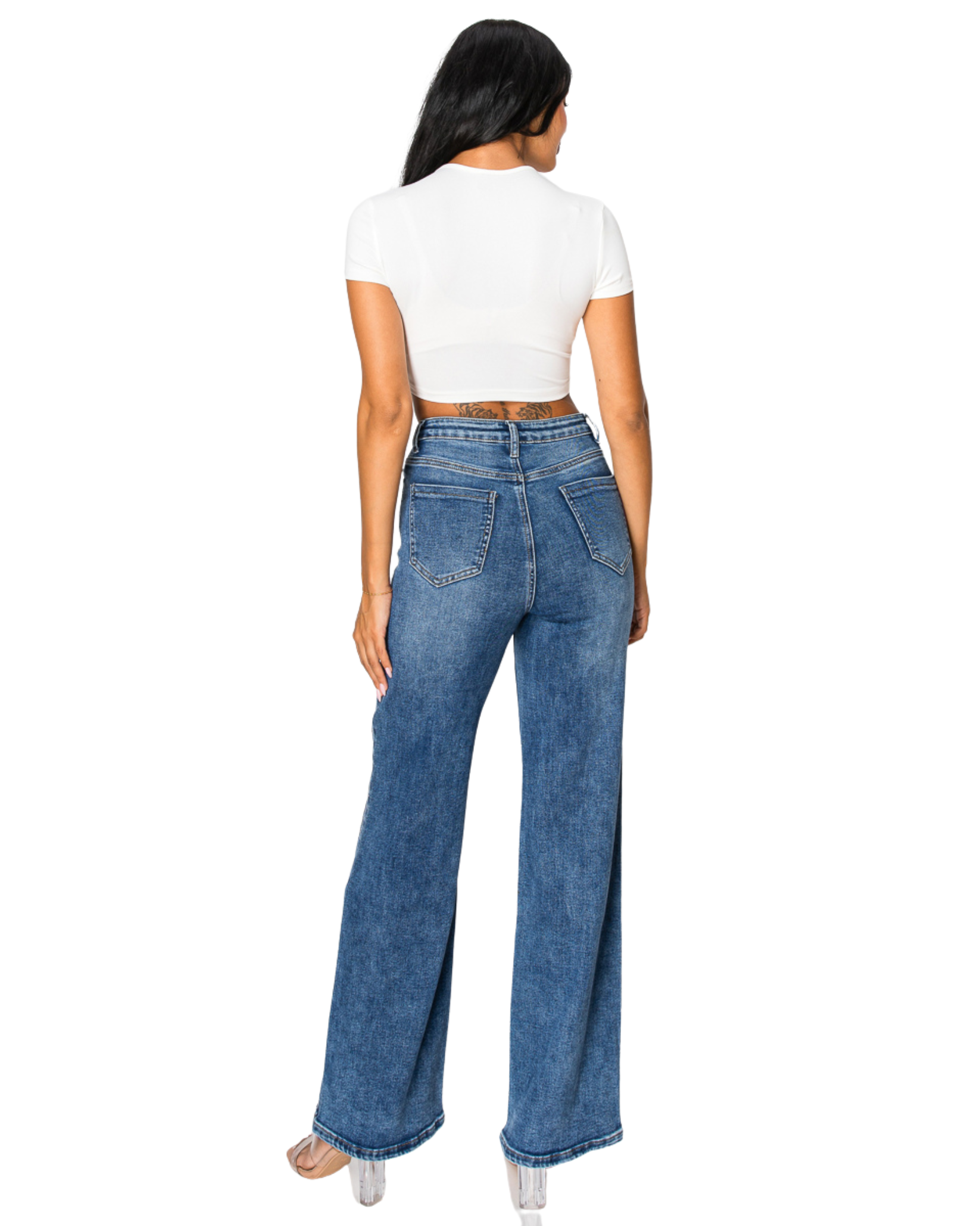 Embellished Straight Leg Jean 262