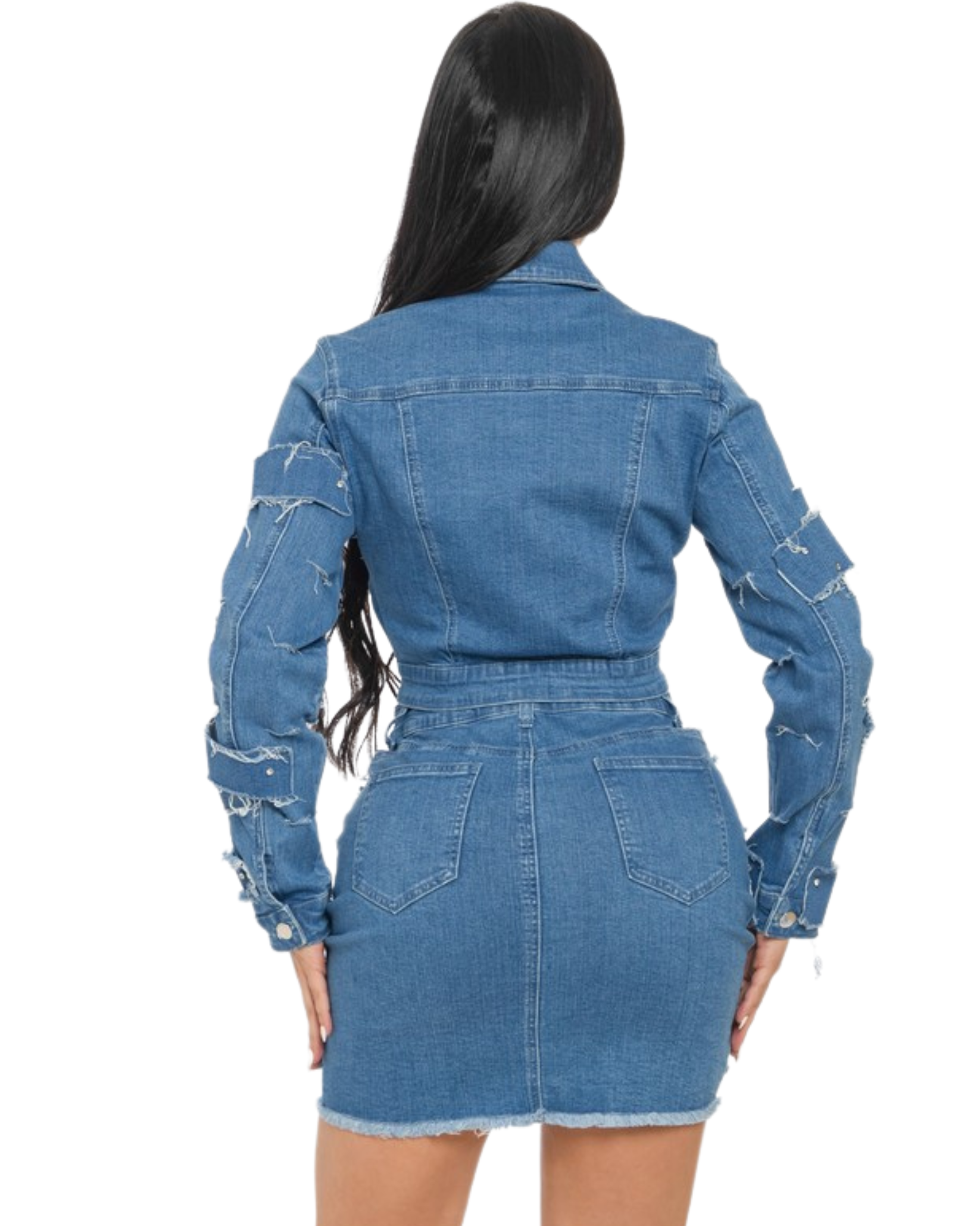 Banjul Patchwork Denim Set