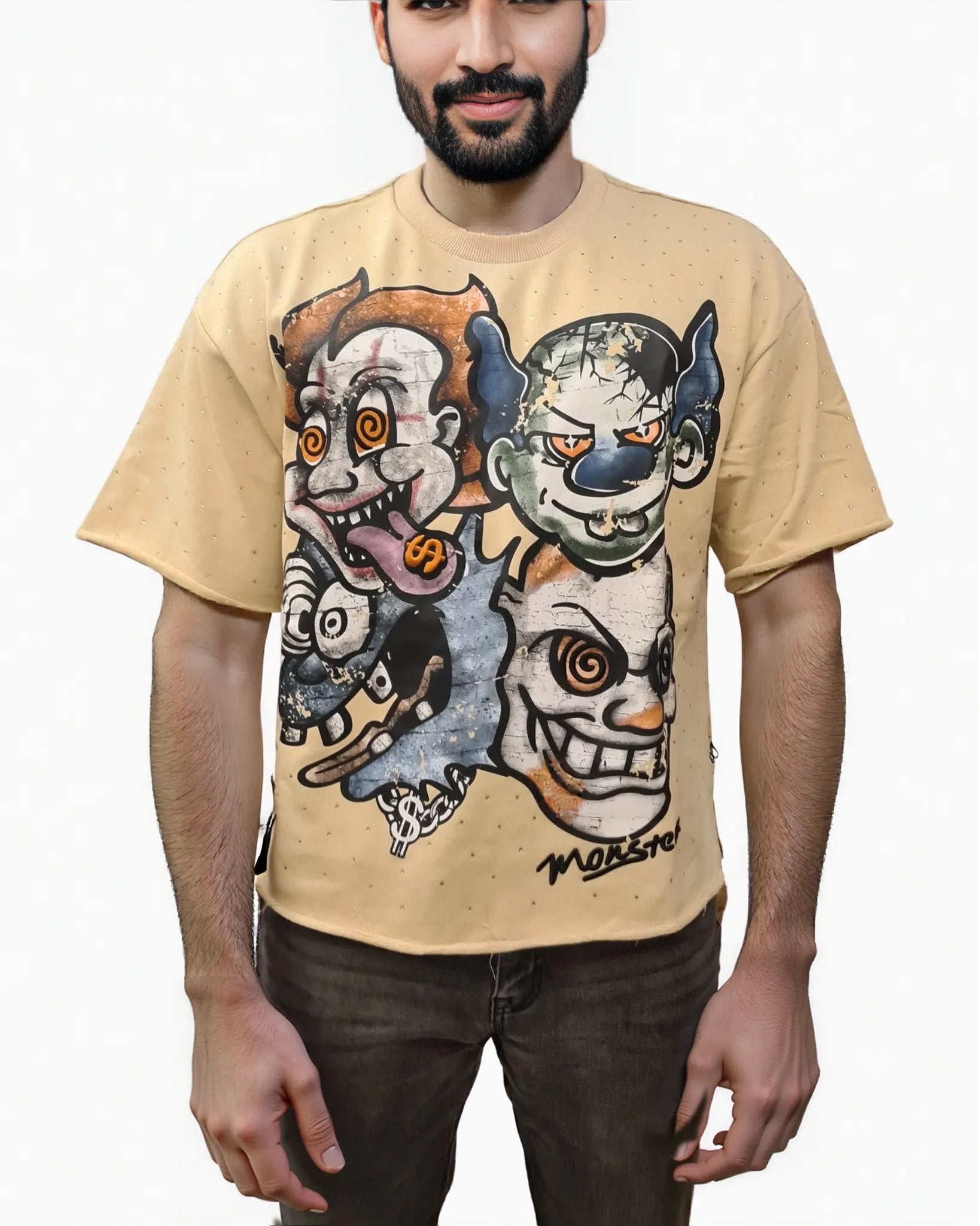 Monster Club Cropped Shirt