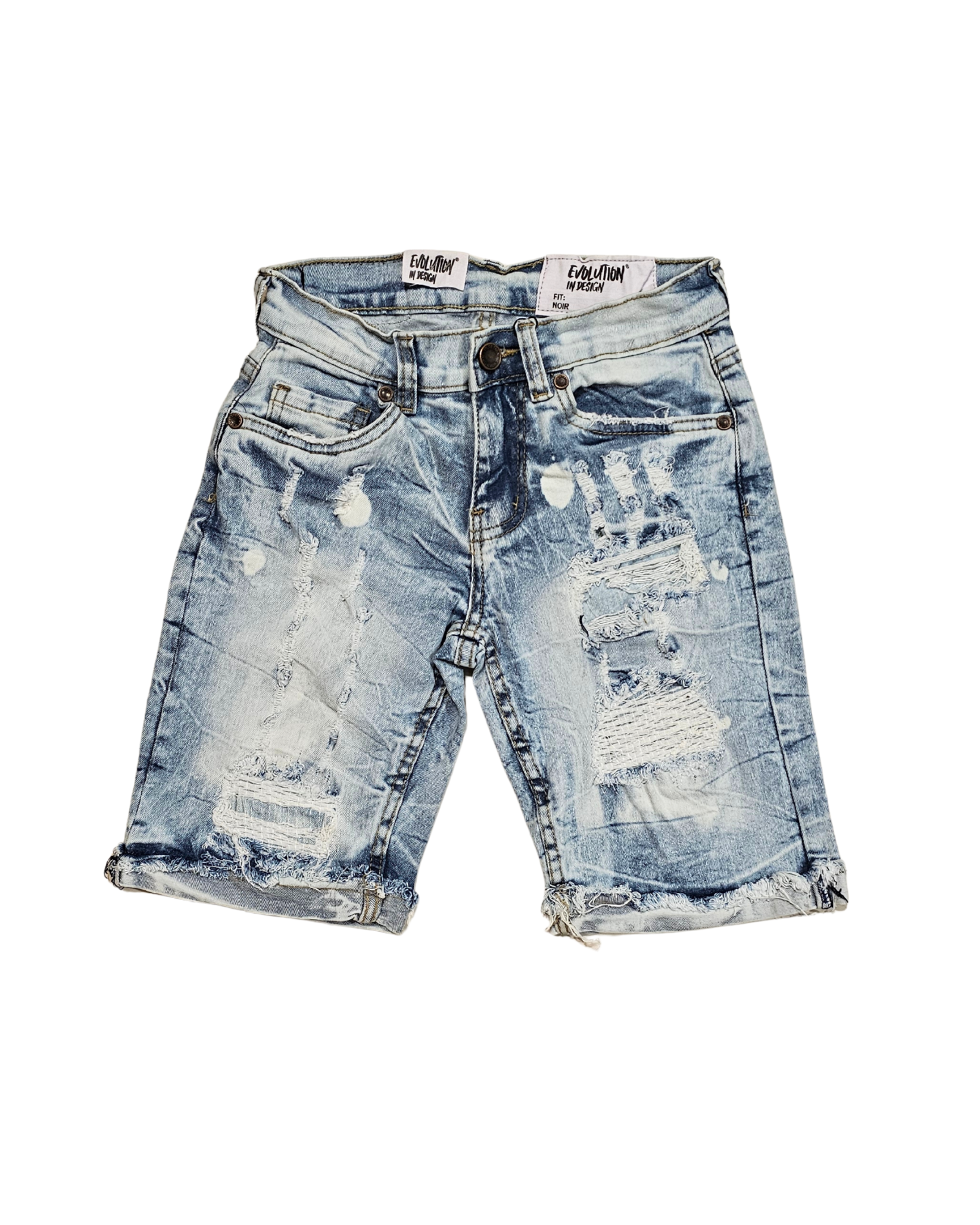 Kids Paw Rip Jean Short 22981