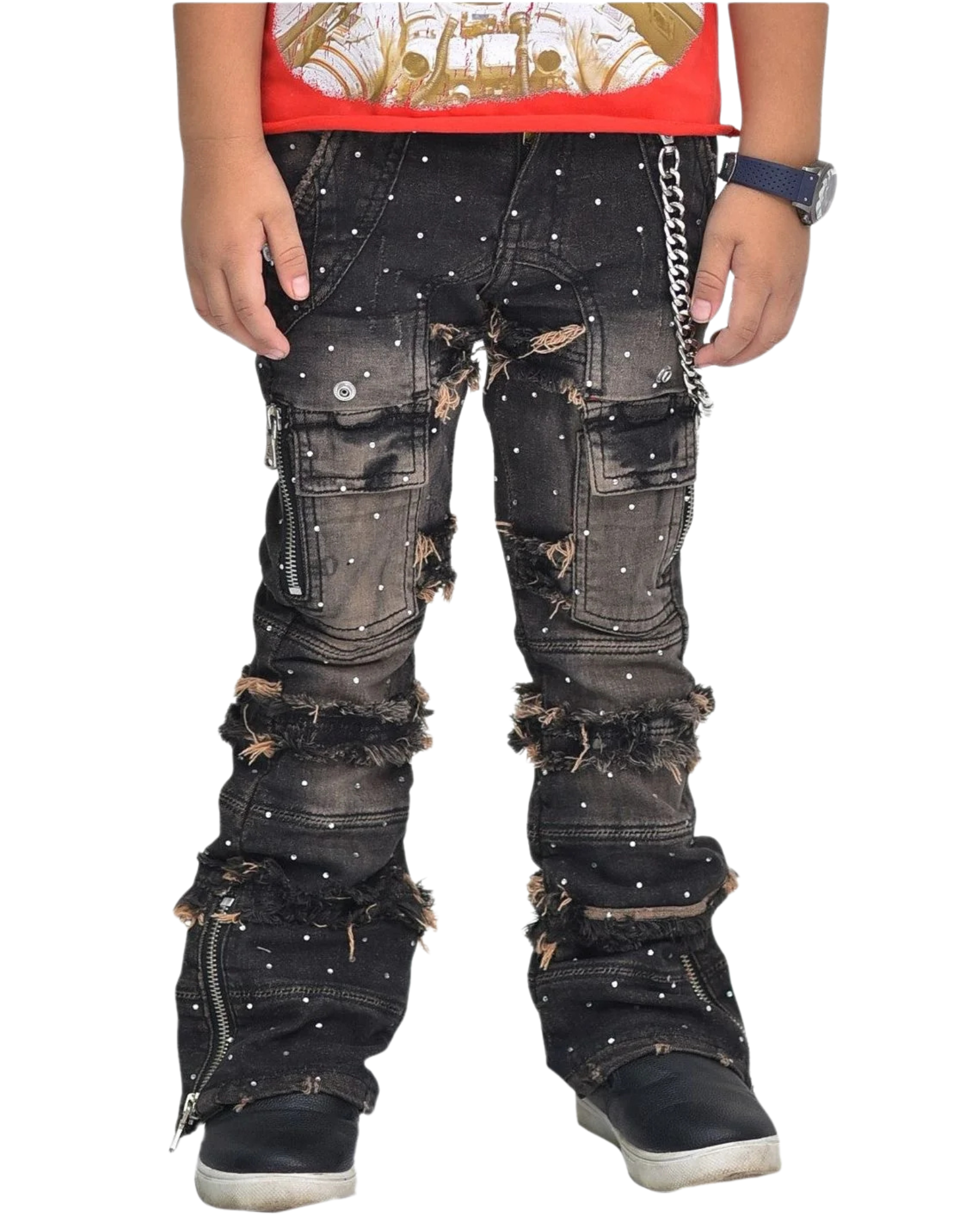 Kids Cargo Stacked Jean 748
