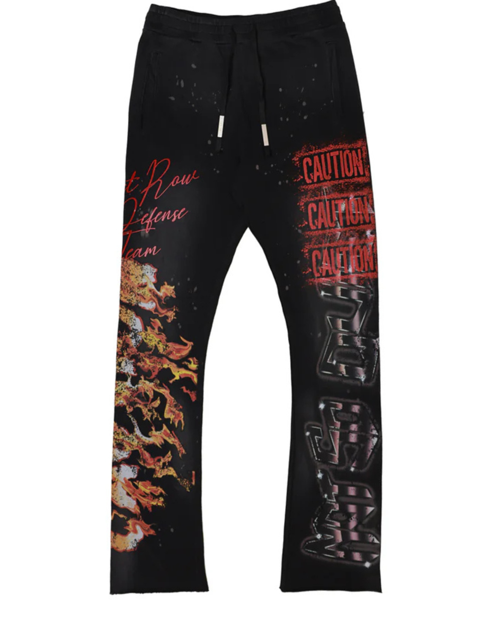 Caution Not So Quiet Stacked Sweatpant