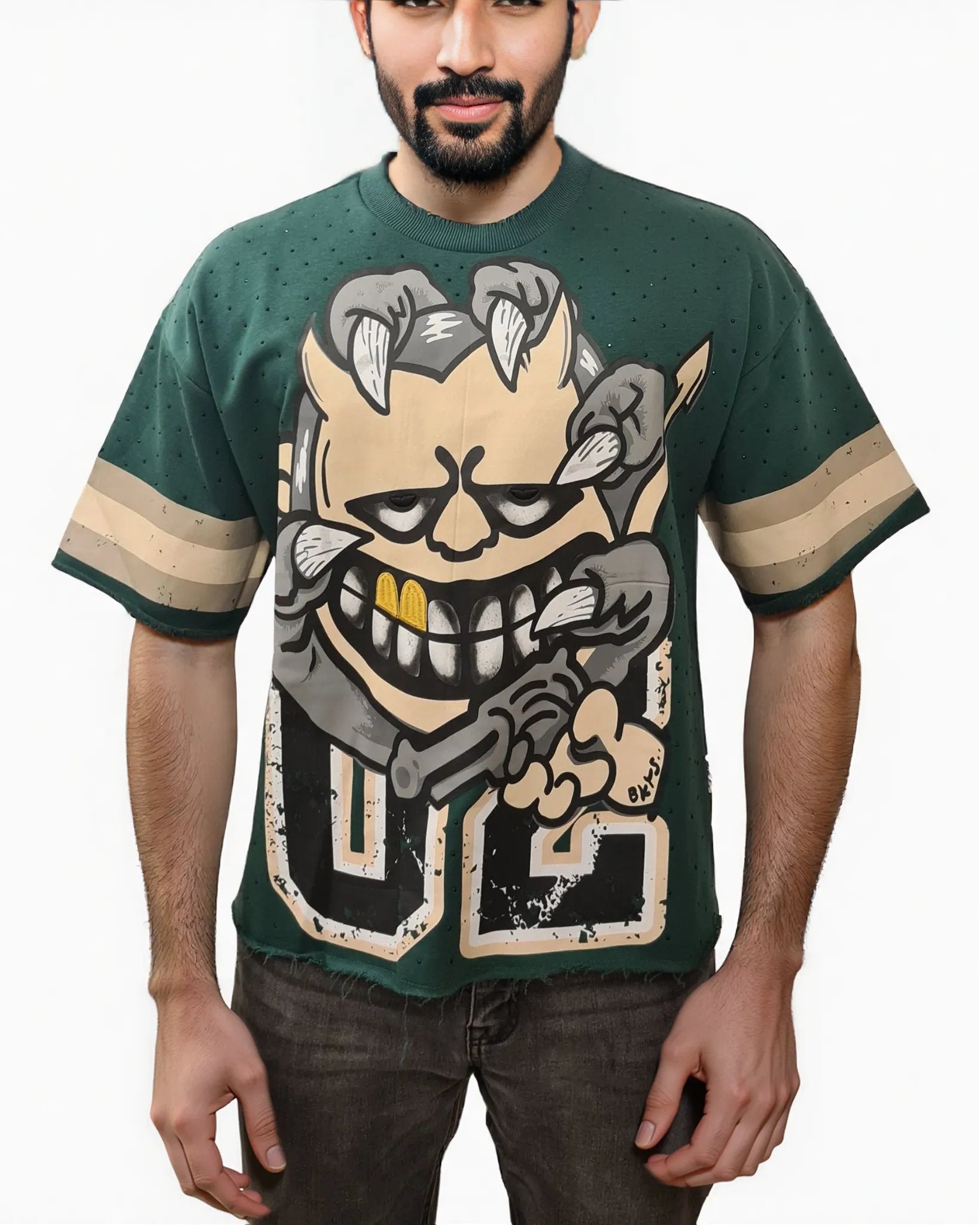 Football Monster Cropped Shirt
