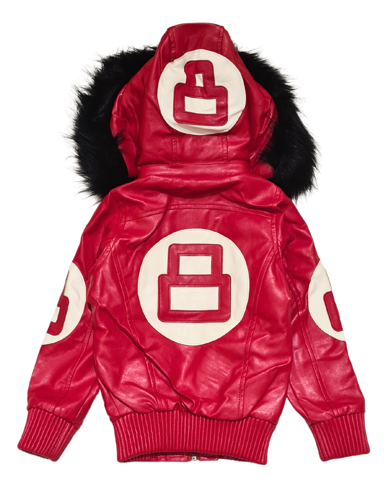 Kids PU Bomber Jacket