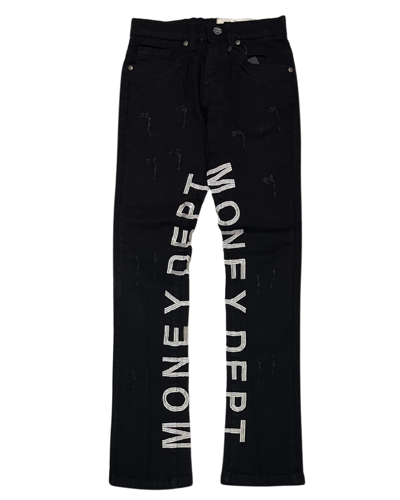 Kids Painted Money Dept Stacked Denim Jeans 330065