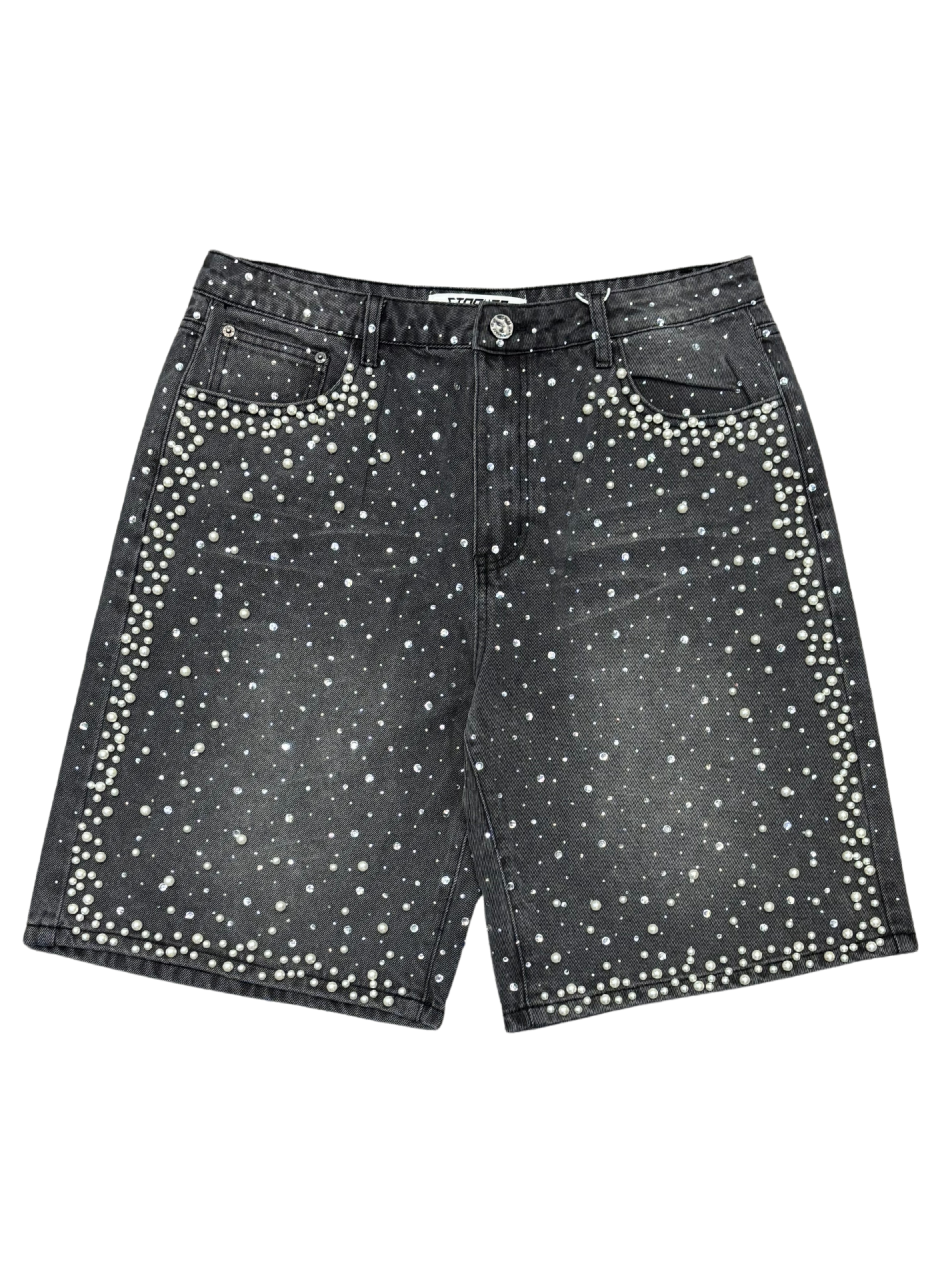 Mens Diamond Pearl Shorts
