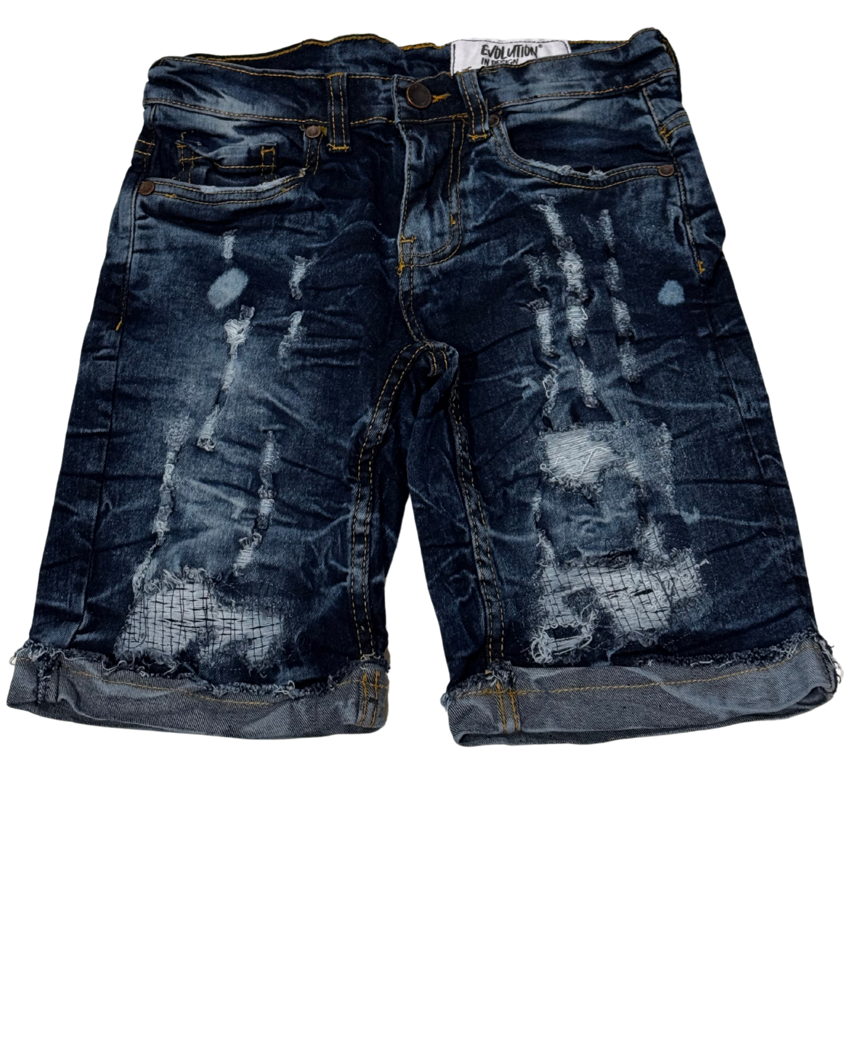 Kids Paw Rip Jean Short 22981