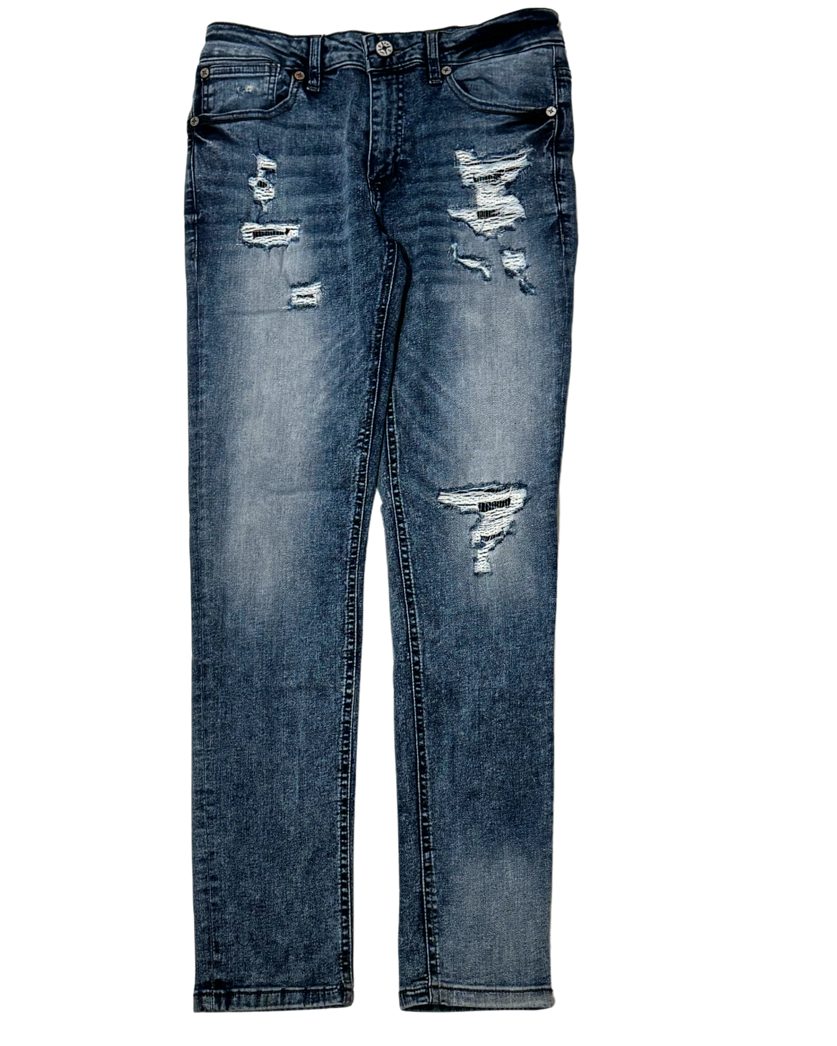 Ripped and smoke Jean 3015